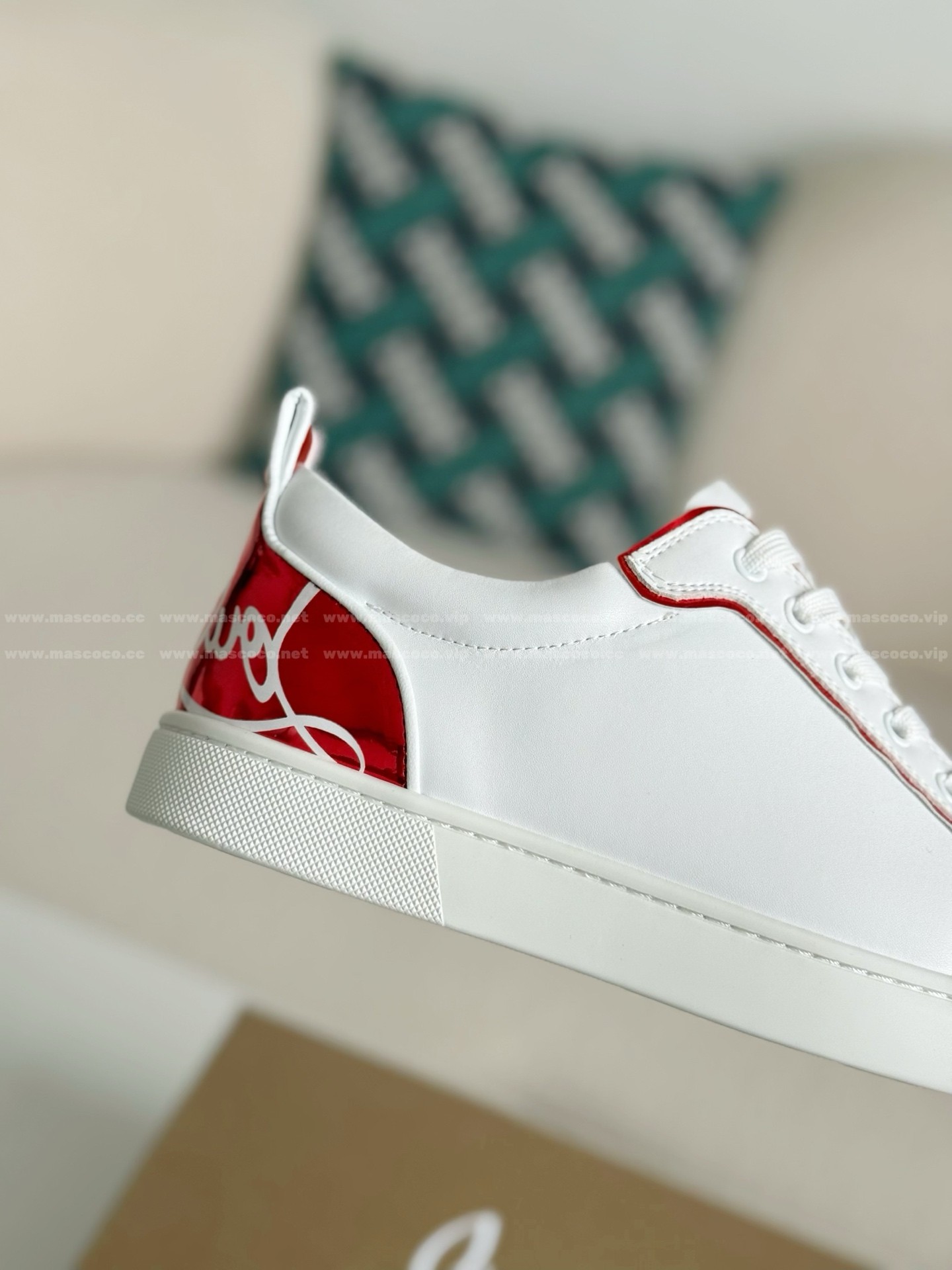 「#4779」Christian Louboutin Leather Plank Shoes - Image 7