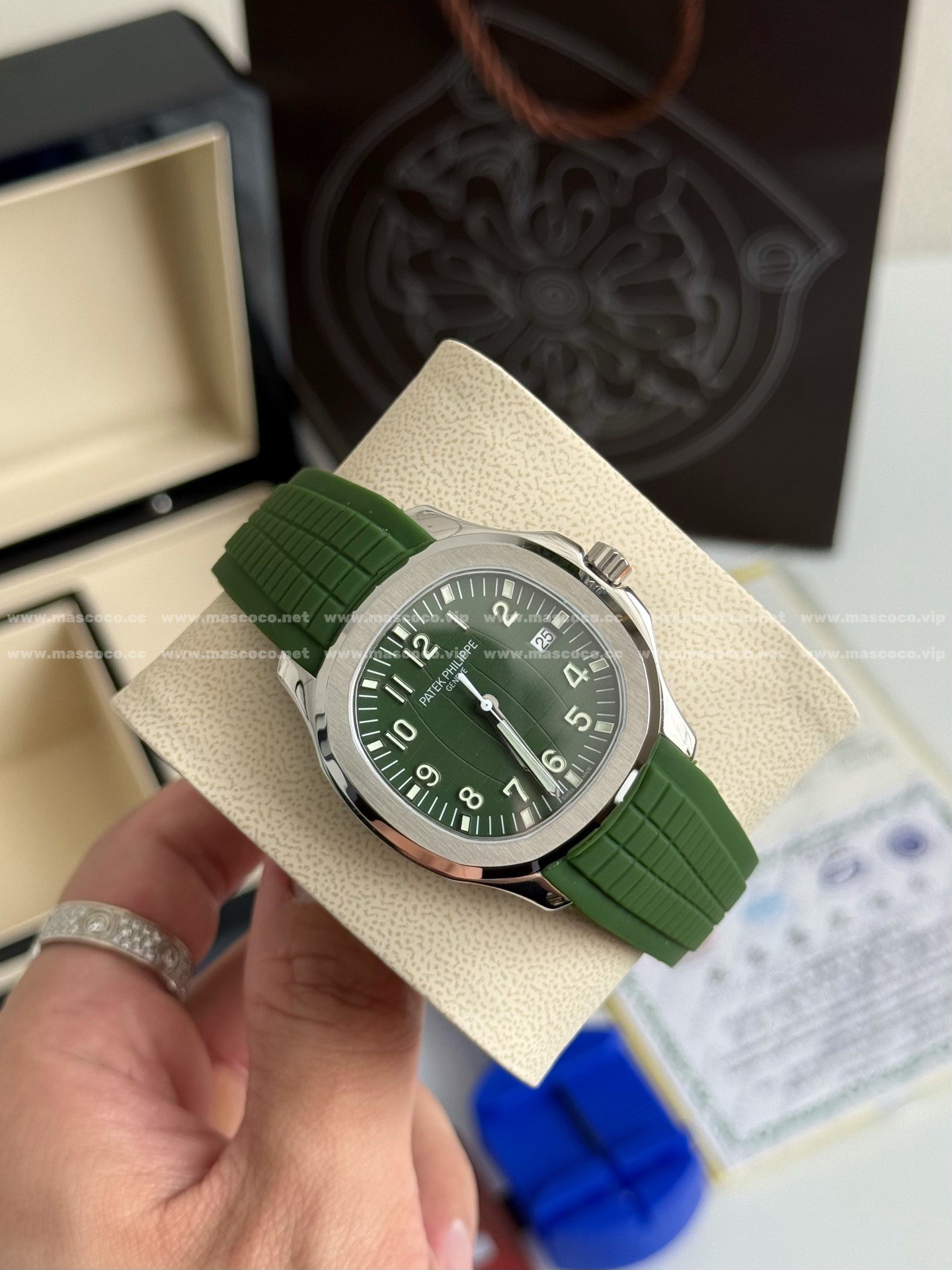 「#4838」PATEK PHILIPPE AQUANAUT SERIES 120-METER WATERPROOF WATCH,42.2MM - Image 5