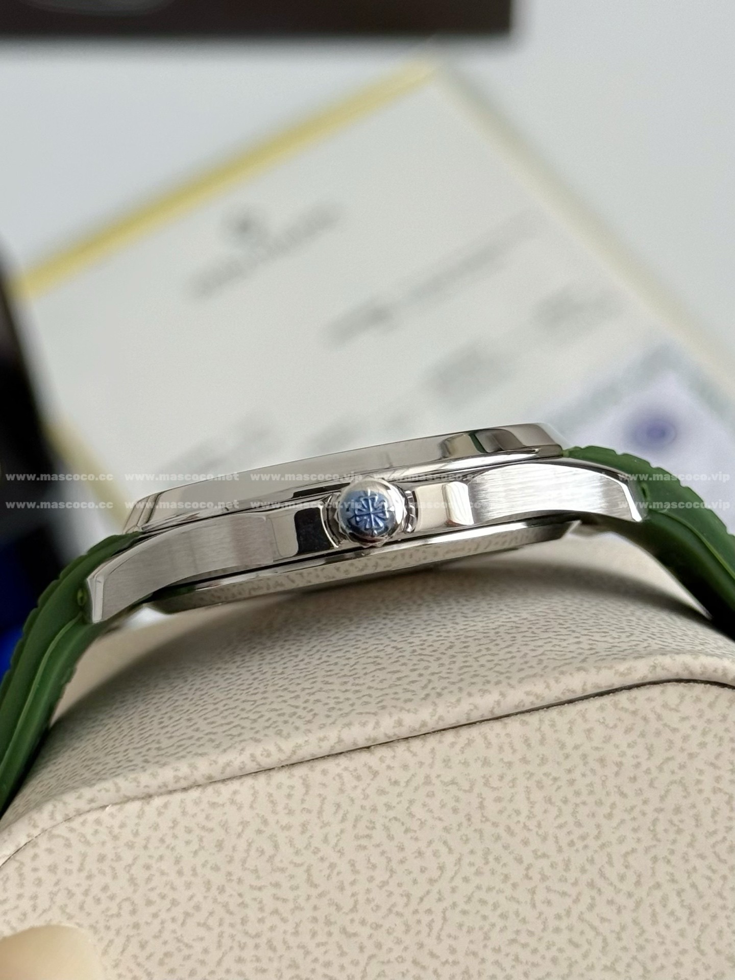 「#4838」PATEK PHILIPPE AQUANAUT SERIES 120-METER WATERPROOF WATCH,42.2MM - Image 7