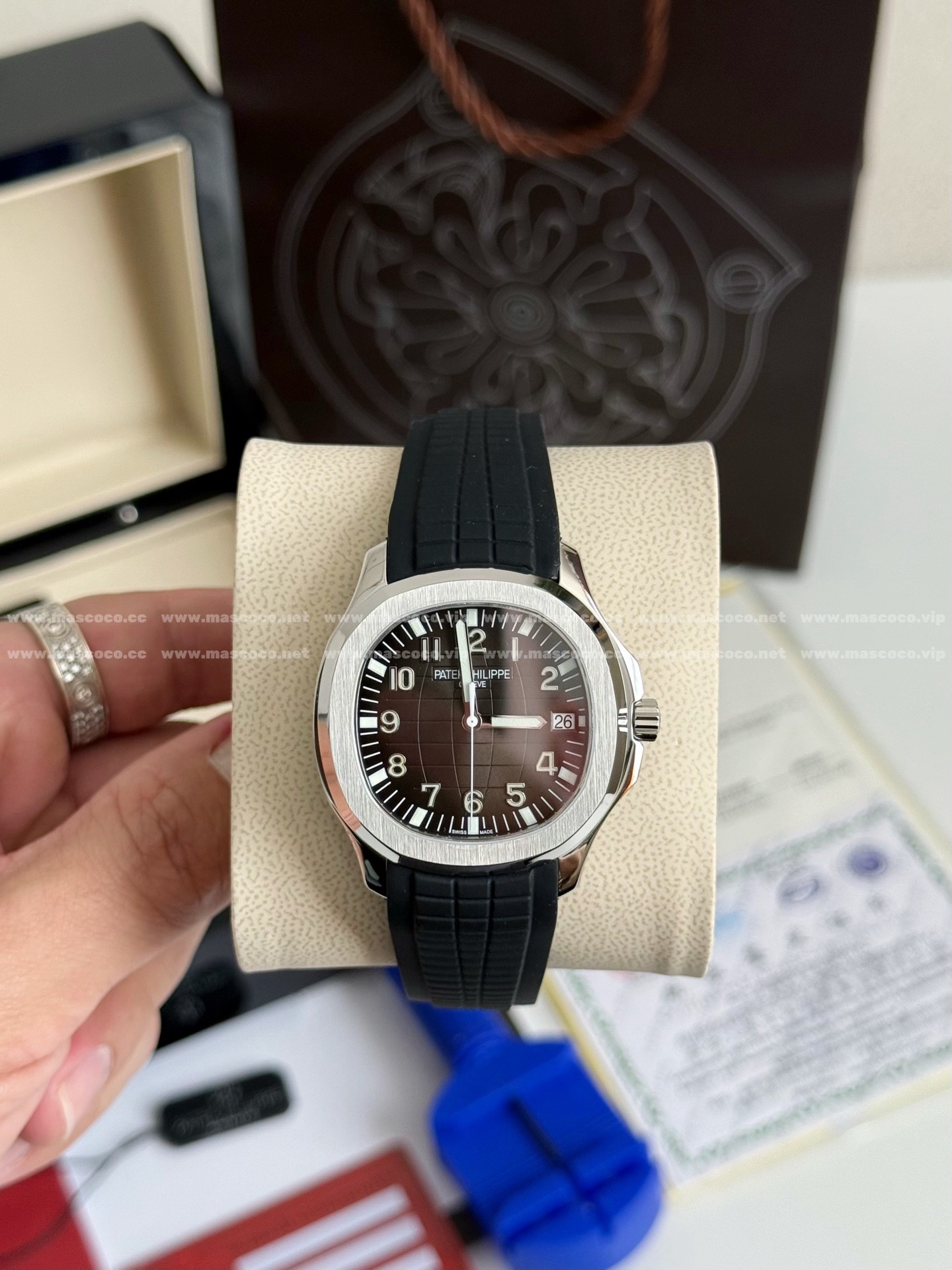 「#2586」PATEK PHILIPPE Custom Green Grenade 5167R Series Watch - Image 4