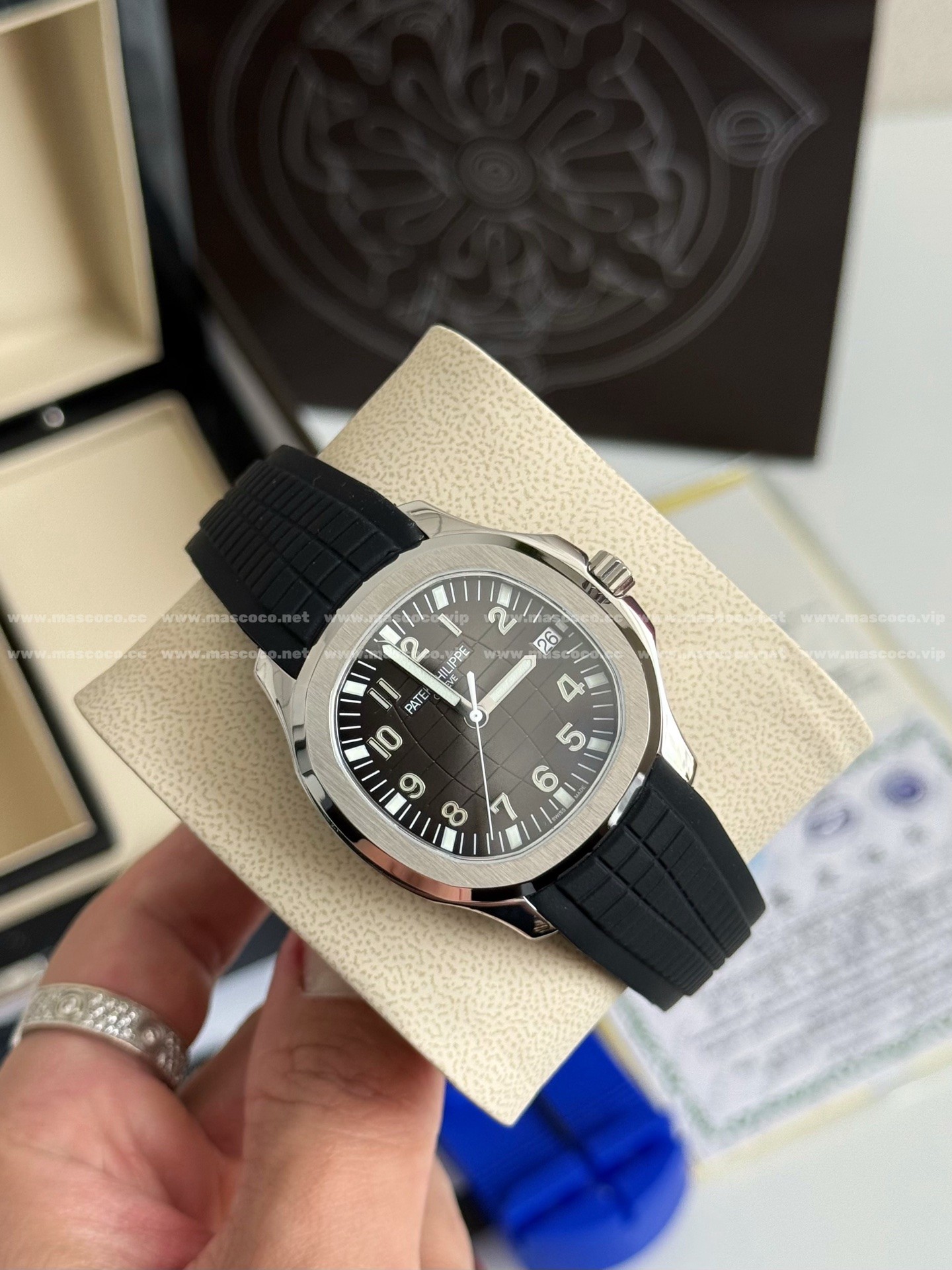 「#2586」PATEK PHILIPPE Custom Green Grenade 5167R Series Watch - Image 5