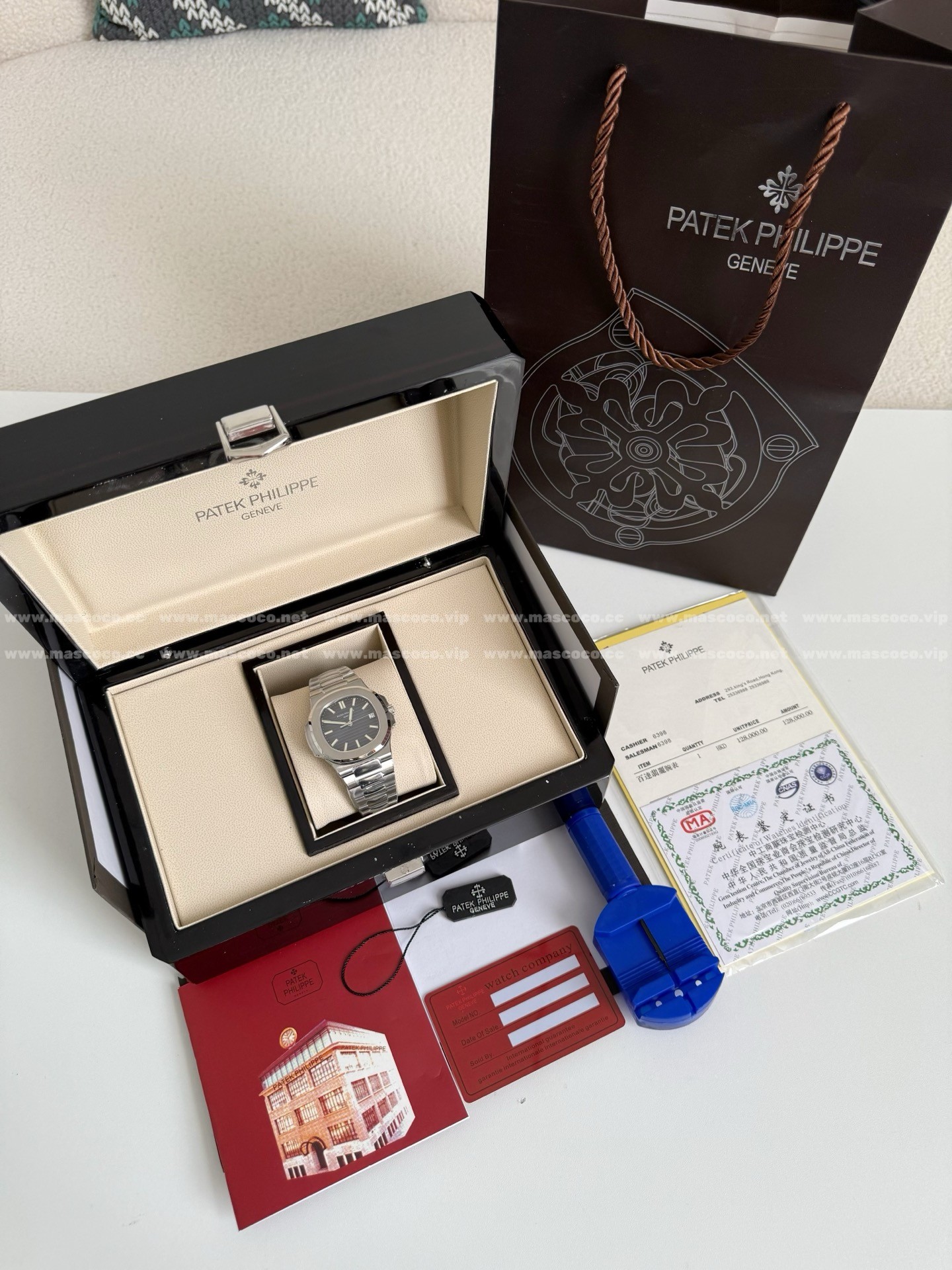 「#4843」PATEK PHILIPPE NAUTILUS SERIES WATCH,40MM - Image 2