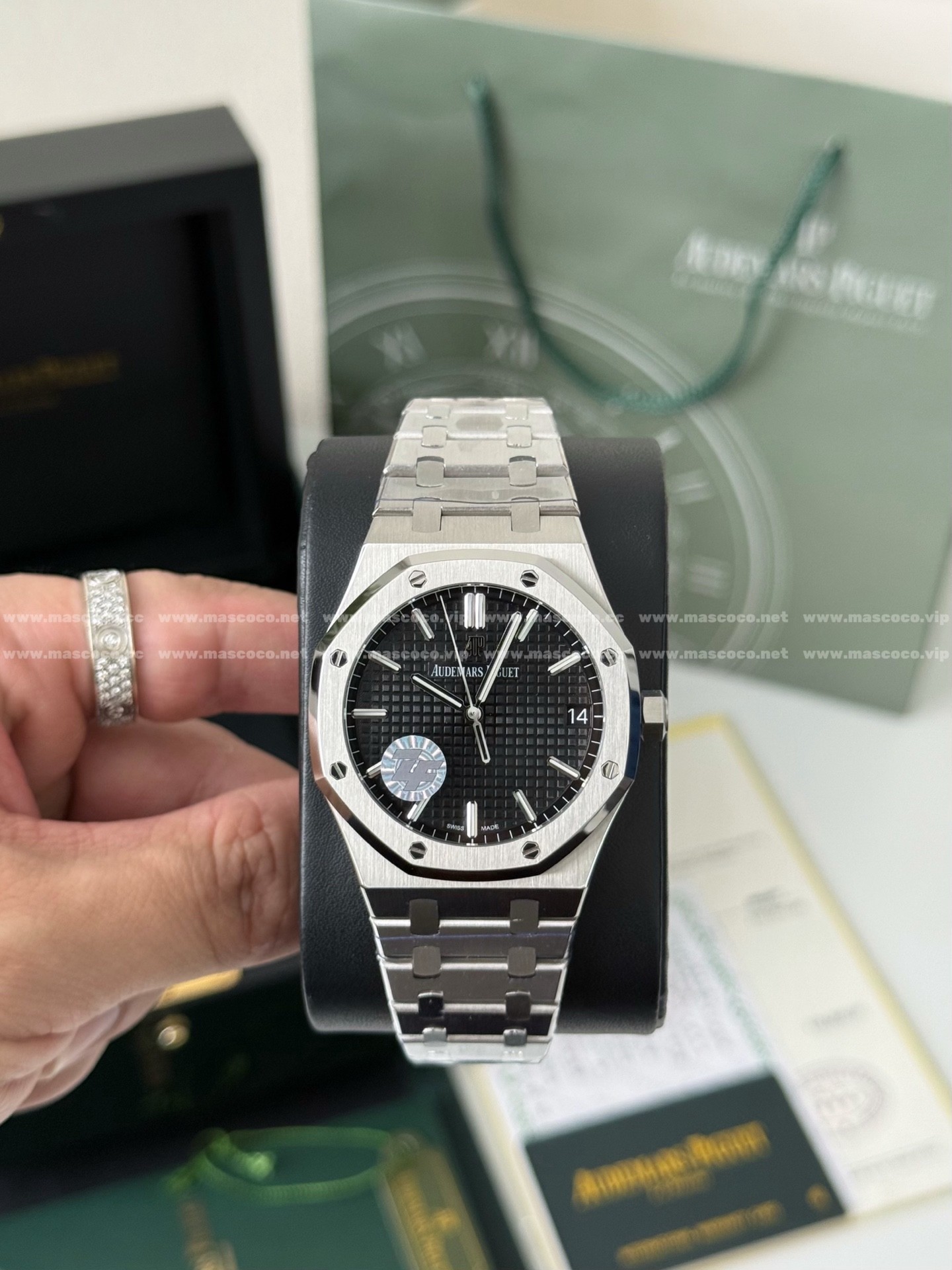 「#4851」Audemars Piguet Royal Oak Series Men's Watch 41mm - Image 4