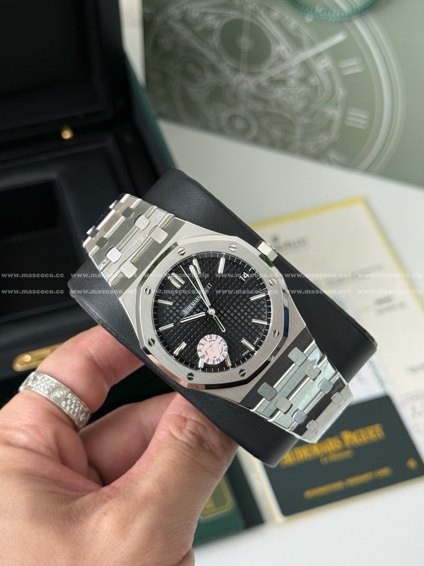 「#4851」Audemars Piguet Royal Oak Series Men's Watch 41mm - Image 5