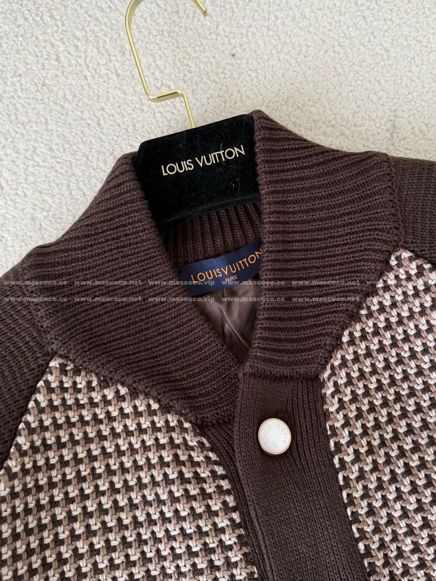 「#4789」Louis Vuitton SS25 colorblock embroidered jacquard jacket - Image 4