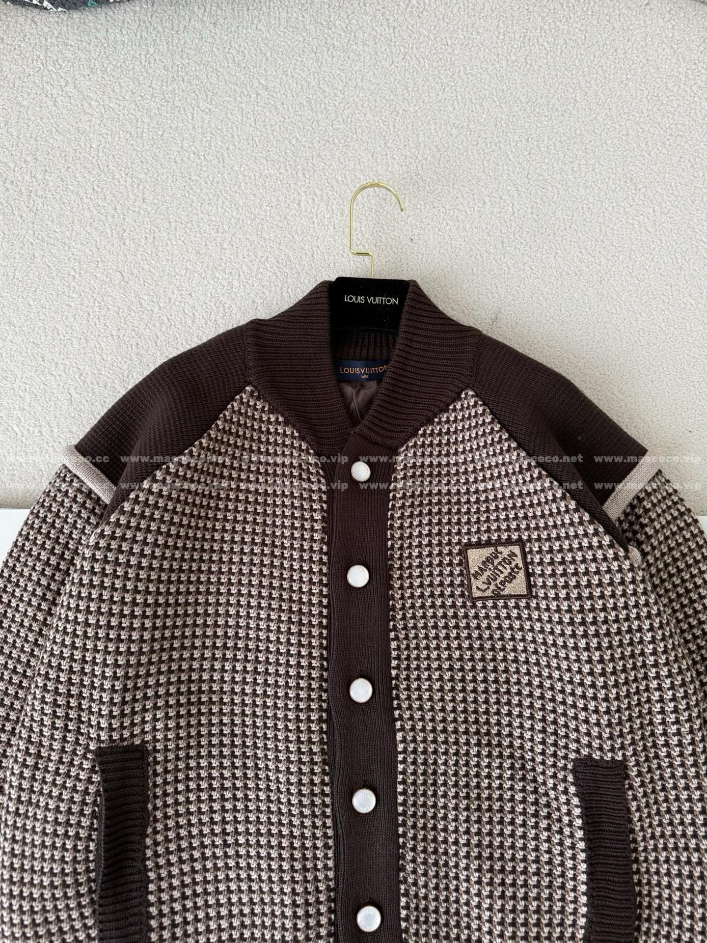 「#4789」Louis Vuitton SS25 colorblock embroidered jacquard jacket - Image 3