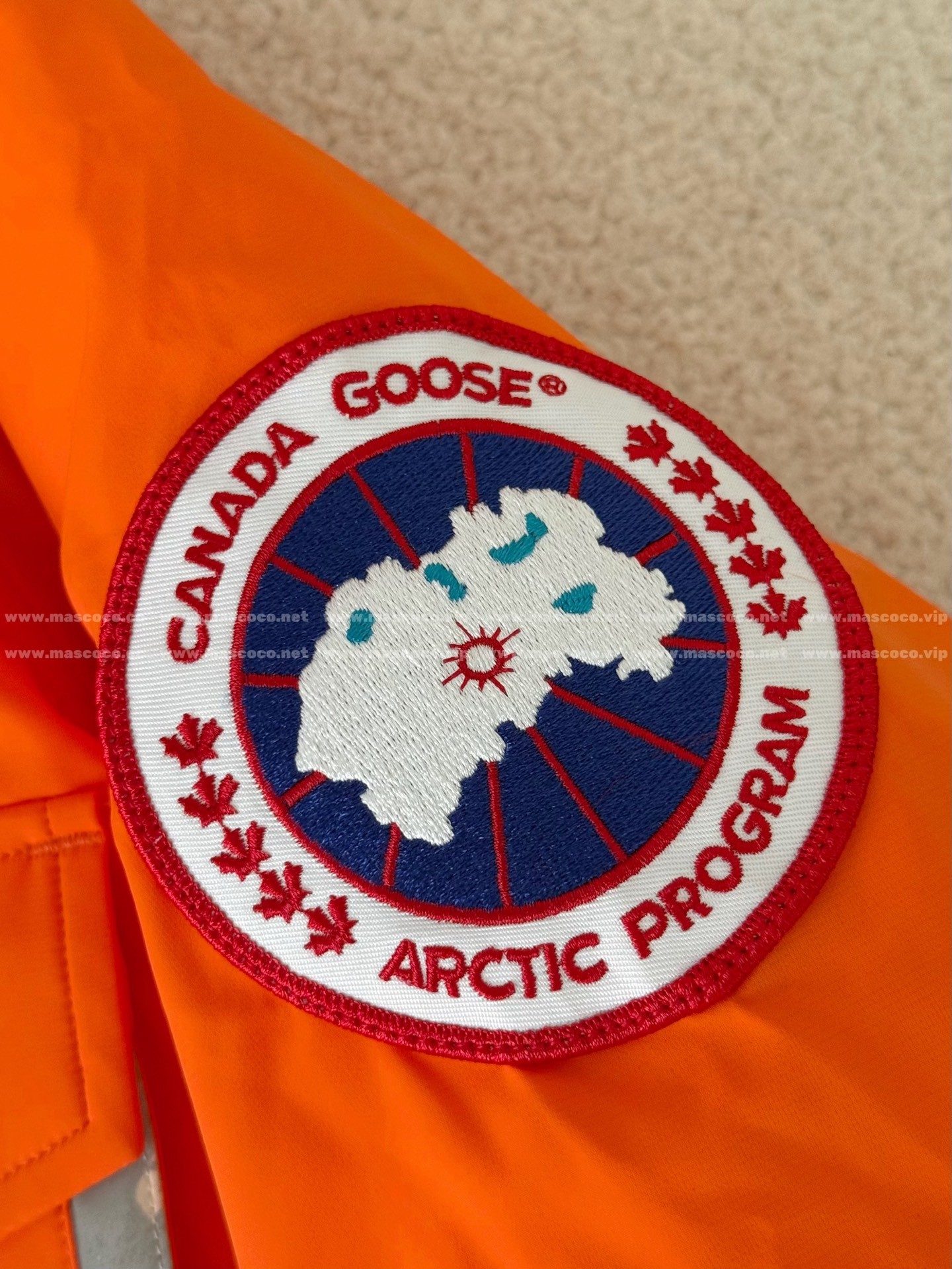 「#4860」Canada Goose x OVO Joint Model Reflective Strip Hooded Down Jacket - Image 8