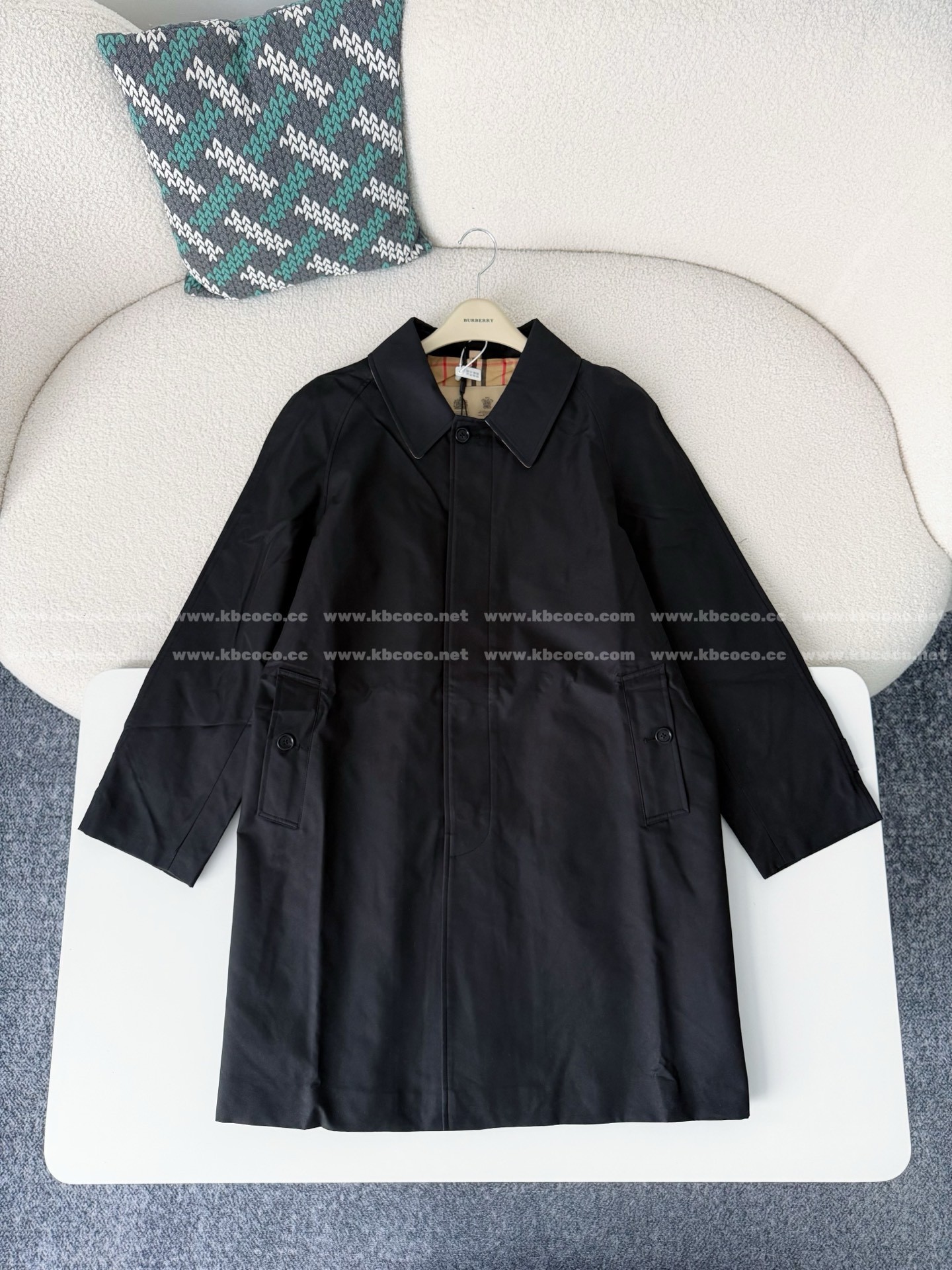 「#4975」Burberry Mid-length Bonded Gabardine Jackets