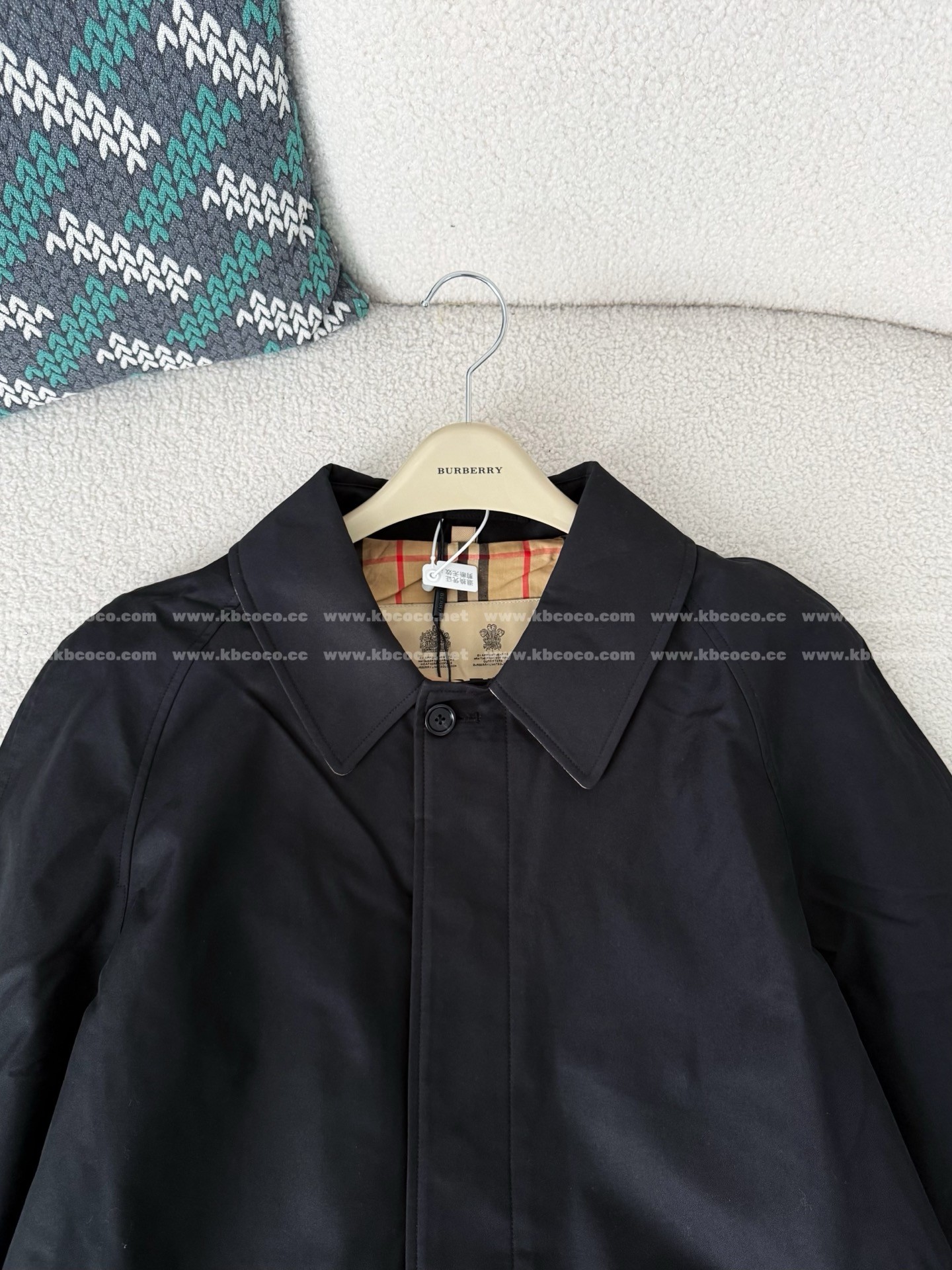 「#4975」Burberry Mid-length Bonded Gabardine Jackets - Image 4