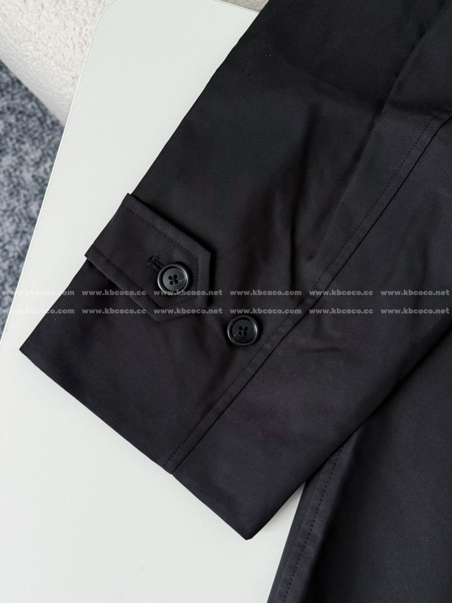 「#4975」Burberry Mid-length Bonded Gabardine Jackets - Image 7
