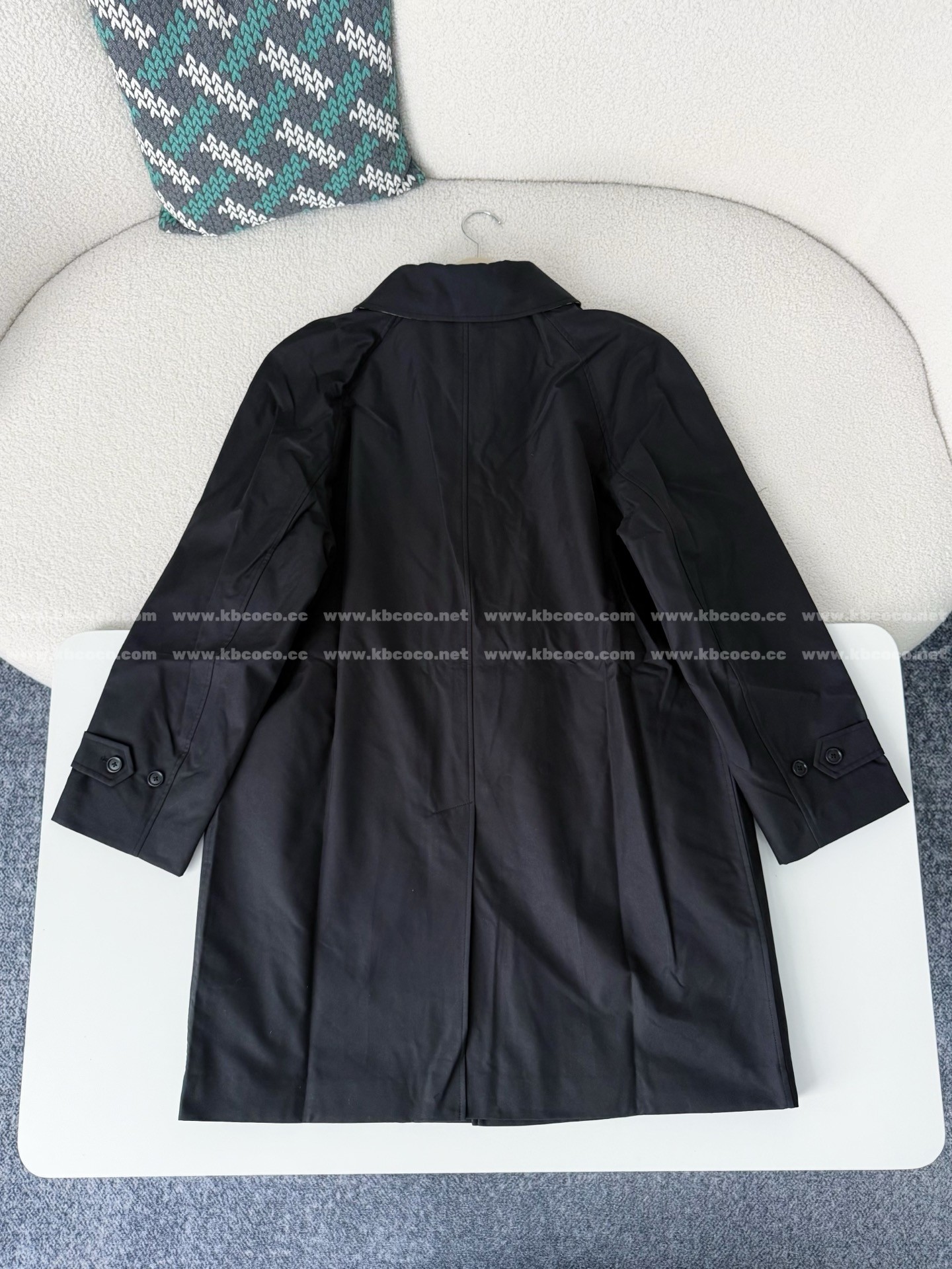 「#4975」Burberry Mid-length Bonded Gabardine Jackets - Image 6