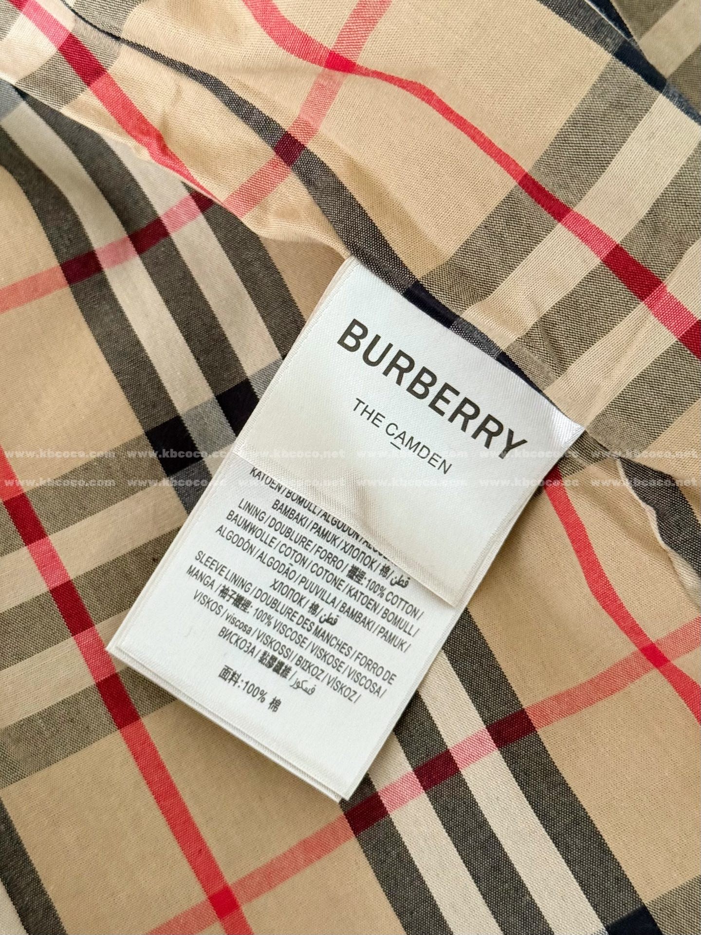 「#4975」Burberry Mid-length Bonded Gabardine Jackets - Image 10