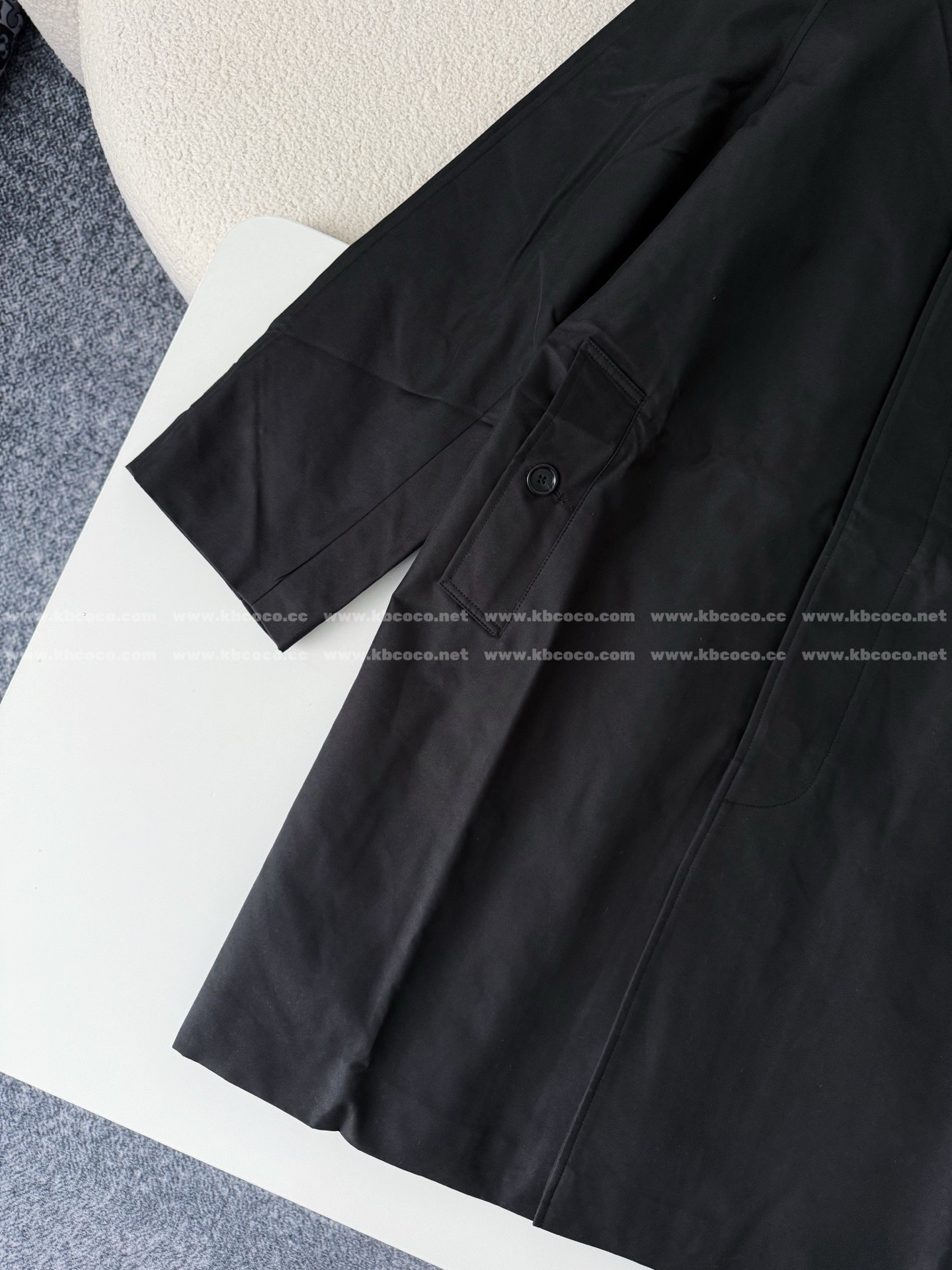 「#4975」Burberry Mid-length Bonded Gabardine Jackets - Image 2