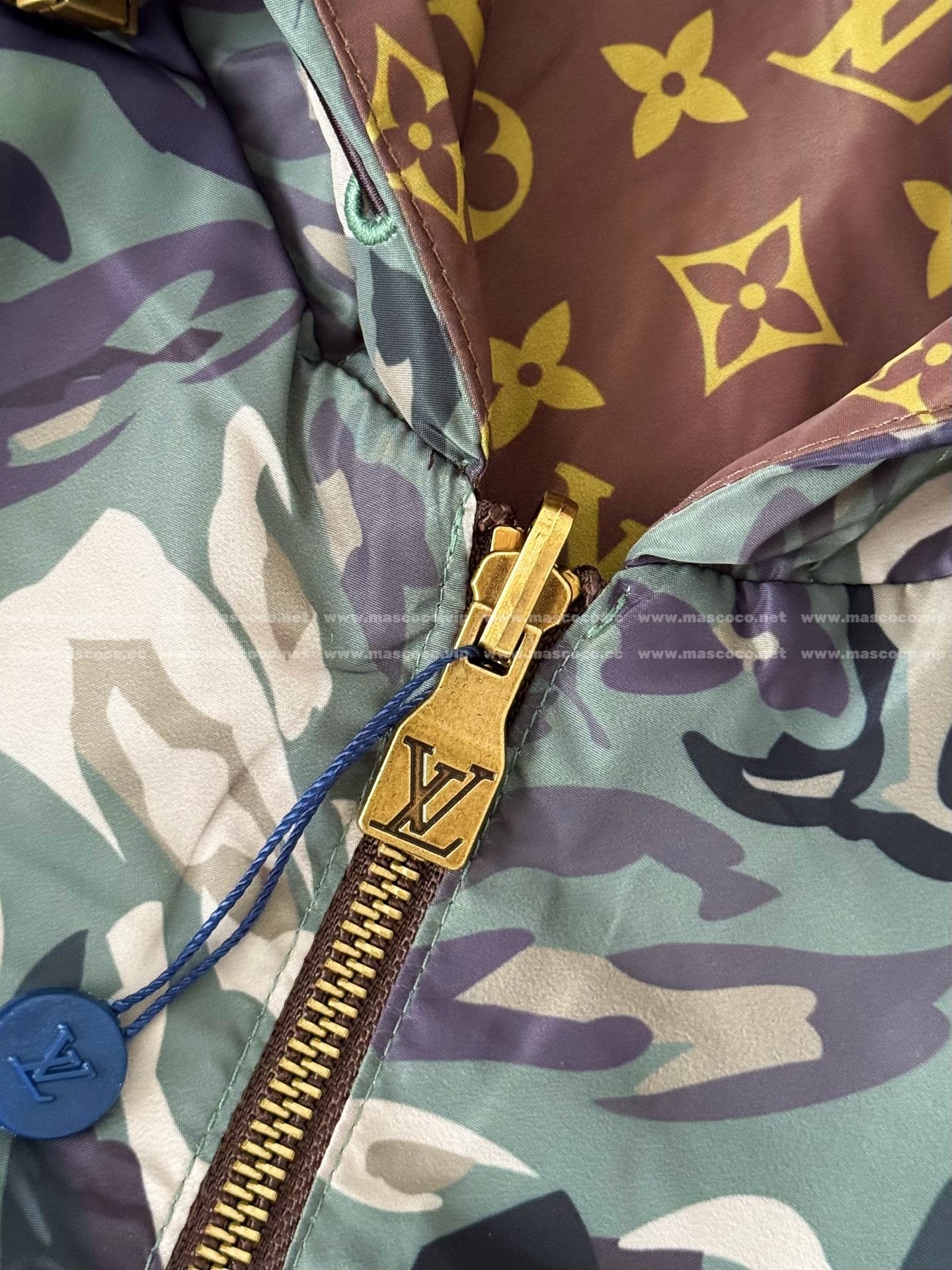 「#4978」Louis Vuitton x NIGO FW25 Reversible Hooded Zip-Up Jacket - Image 4