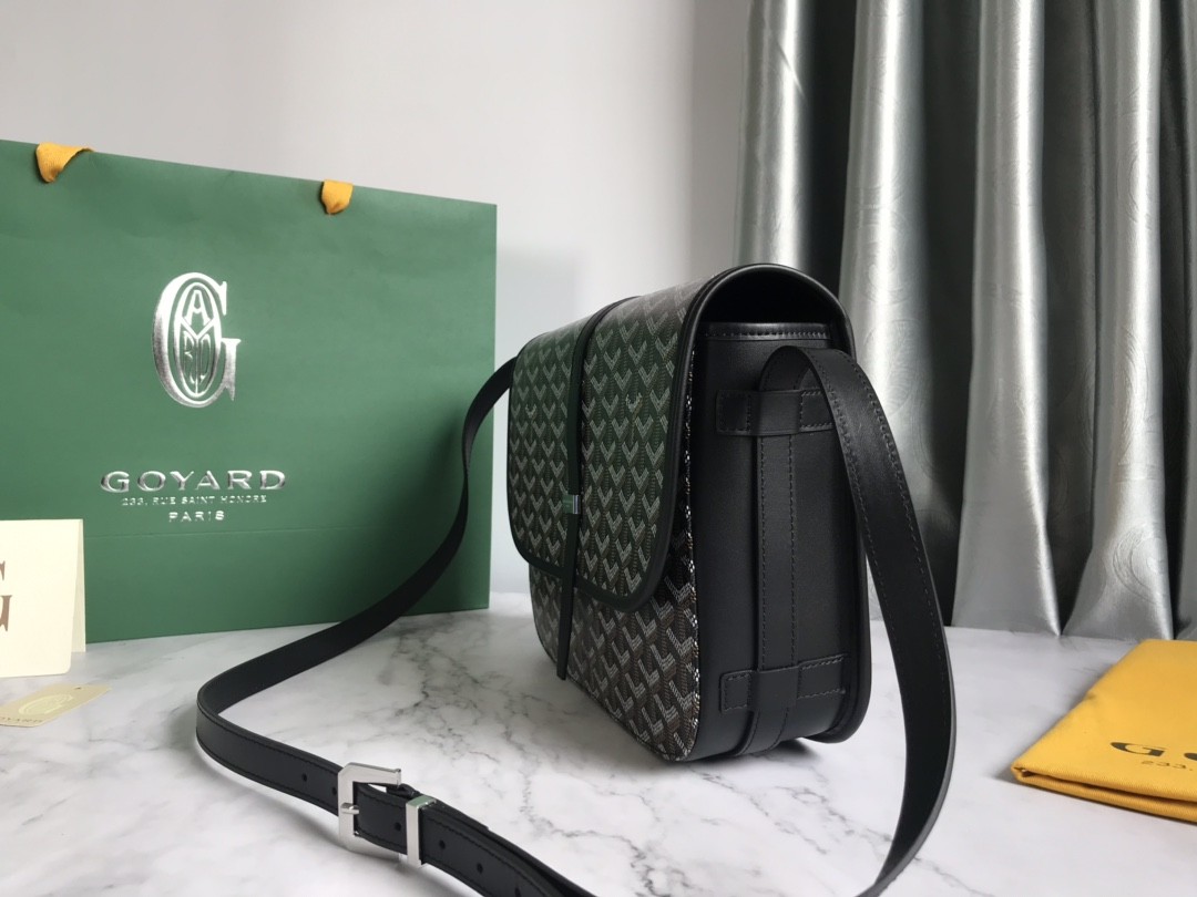 「#4990」Goyard Belvédère bag Top Quality Size:21.5*16*6cm - Image 3