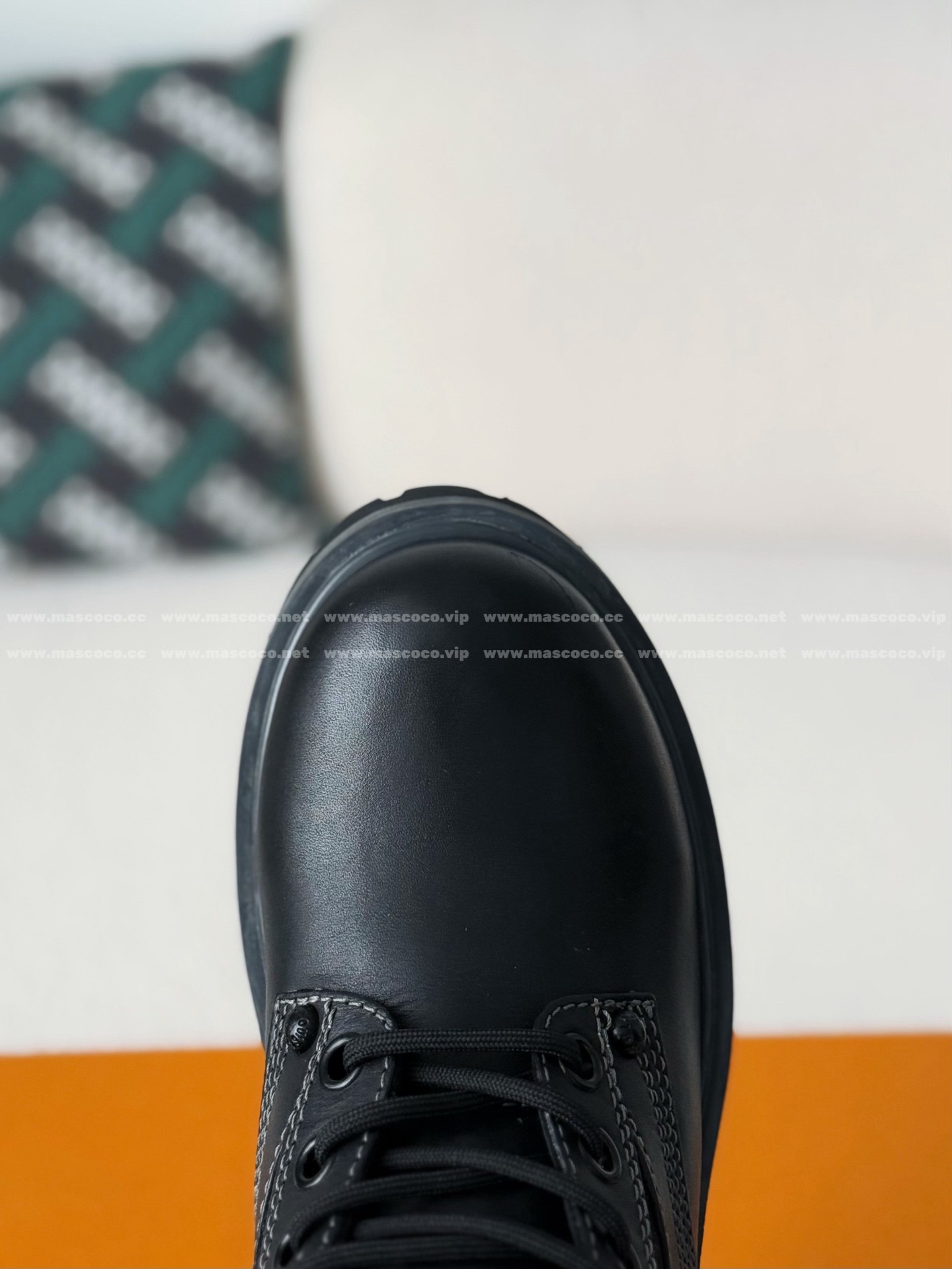 「#5025」LOUIS VUITTON RANGER LEATHER ANKLE BOOTS - Image 10