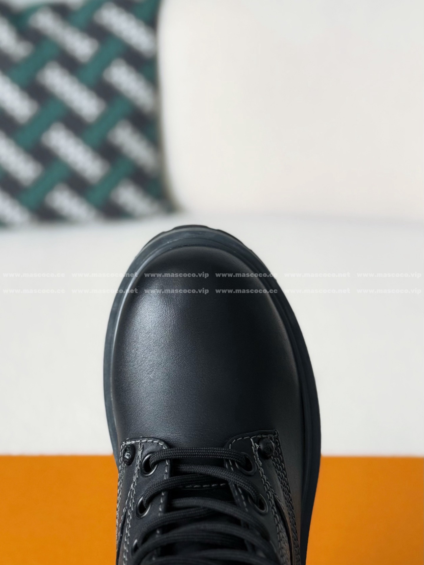 「#5027」LOUIS VUITTON RANGER LEATHER ANKLE BOOTS - Image 10