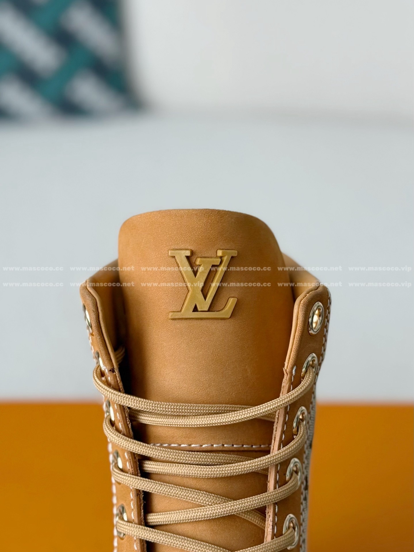「#5030」LOUIS VUITTON RANGER LEATHER ANKLE BOOTS - Image 9