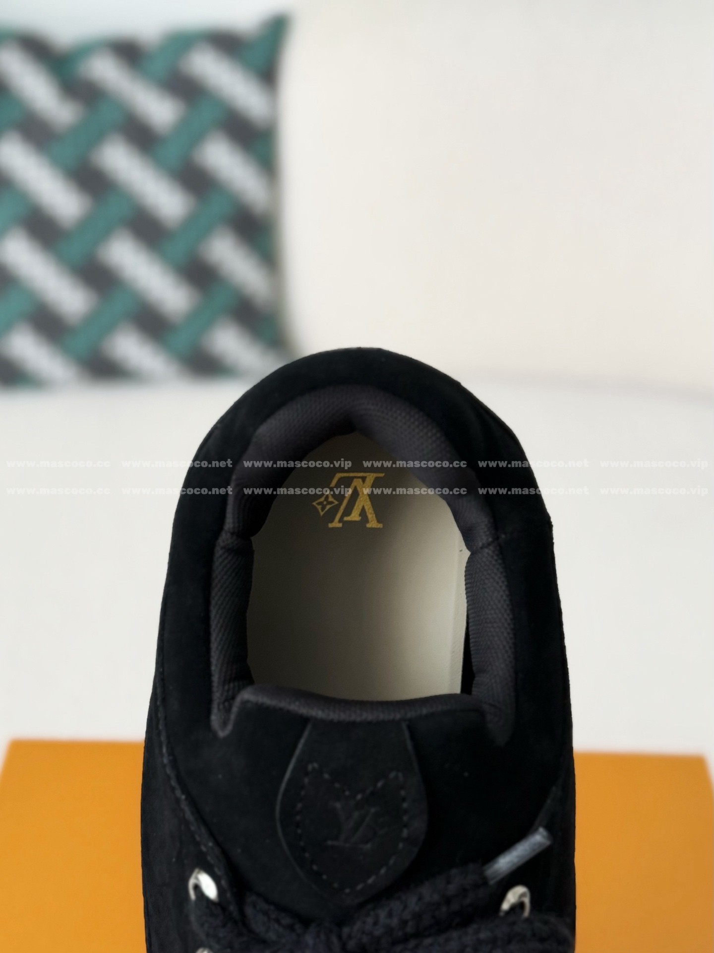 「#5055」LOUIS VUITTON x NIGO FW25 SUEDE LEATHER ROUND-TOED SNOW BOOTS - Image 9