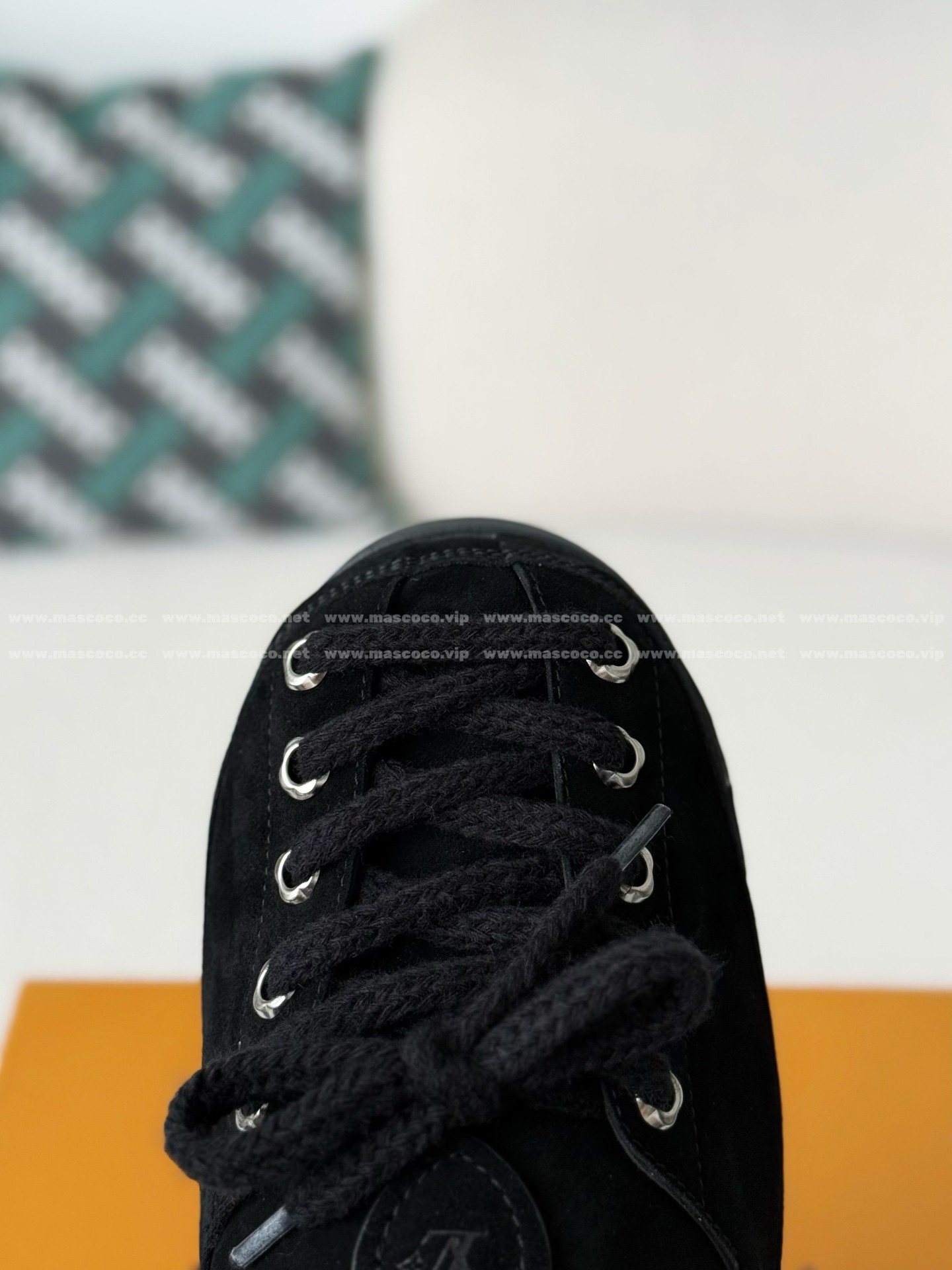 「#5055」LOUIS VUITTON x NIGO FW25 SUEDE LEATHER ROUND-TOED SNOW BOOTS - Image 8
