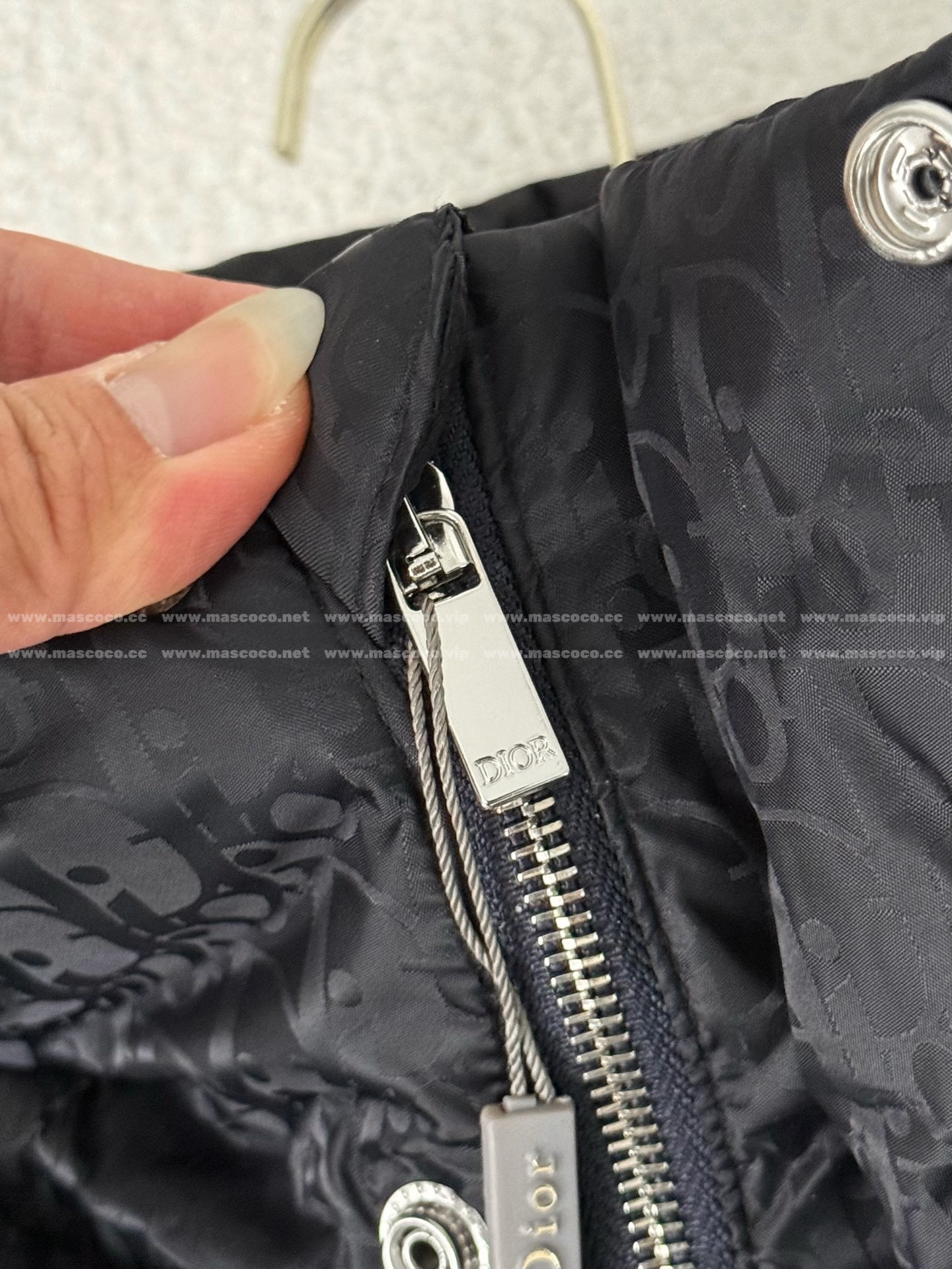 「#5102」Dior Logo Printed Stand-Up Collar Down Jacket - Image 6