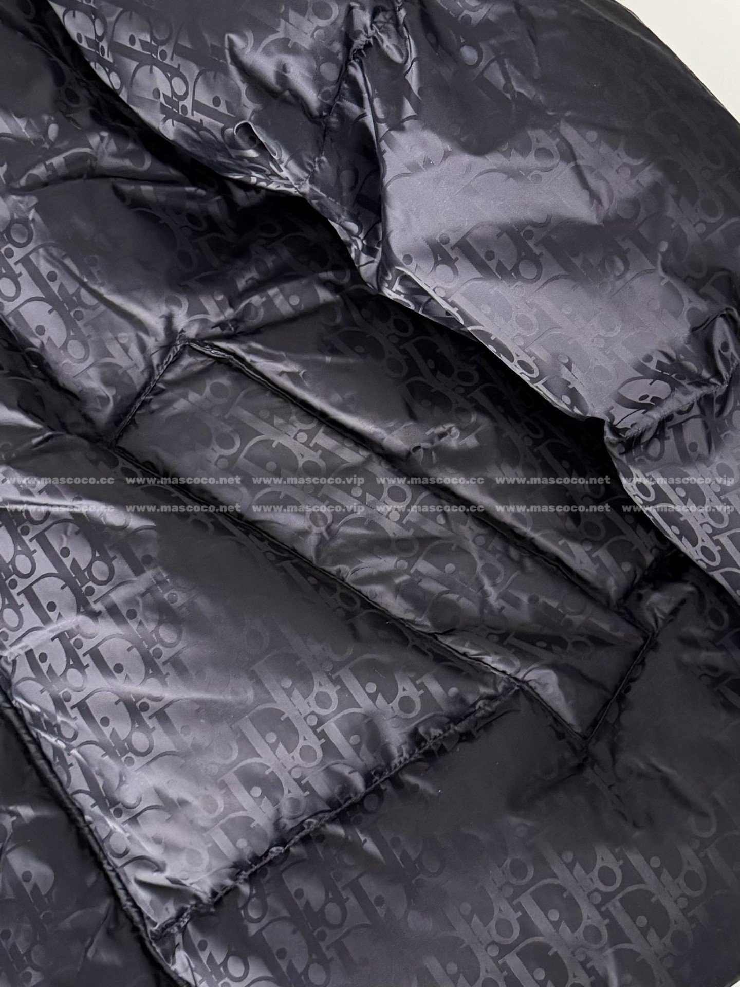 「#5102」Dior Logo Printed Stand-Up Collar Down Jacket - Image 4