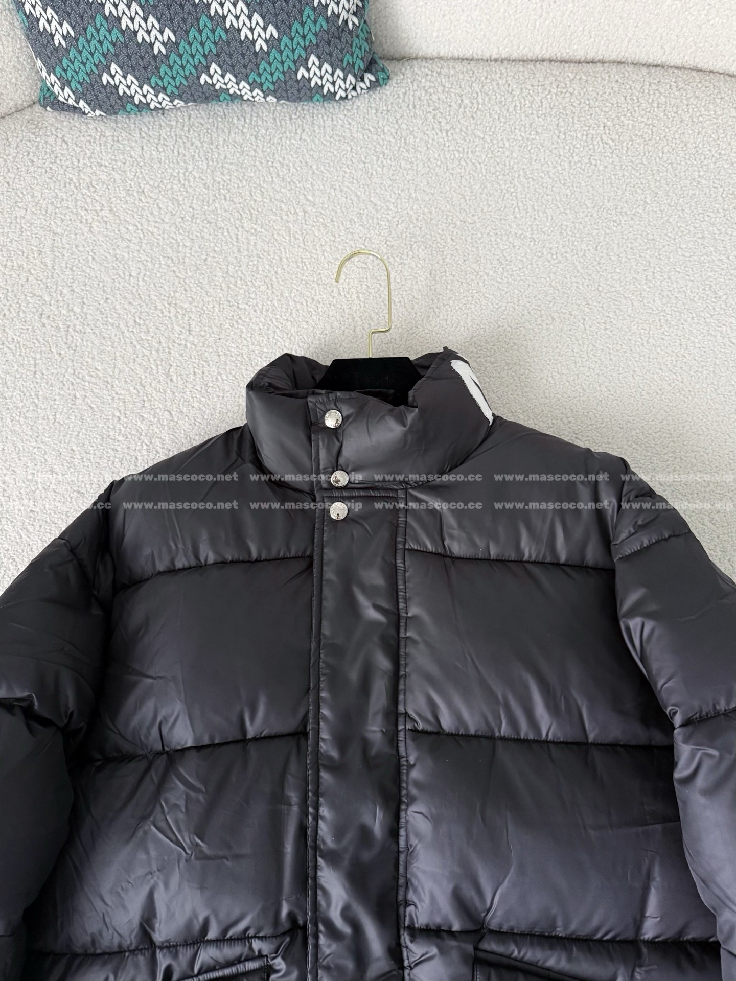 「#5132」Alexander McQueen Stand-up Collar Down Jacket - Image 3