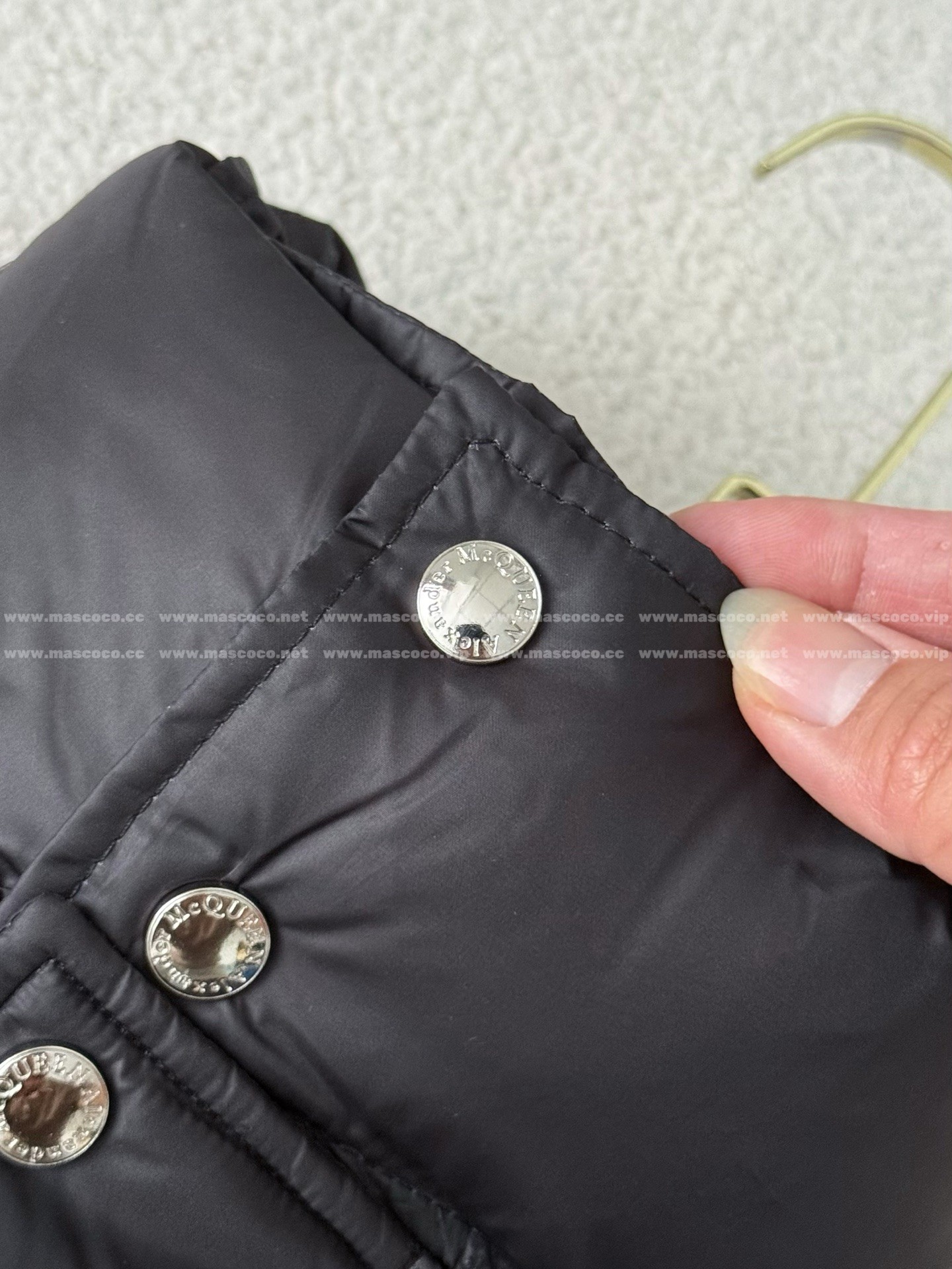 「#5132」Alexander McQueen Stand-up Collar Down Jacket - Image 5