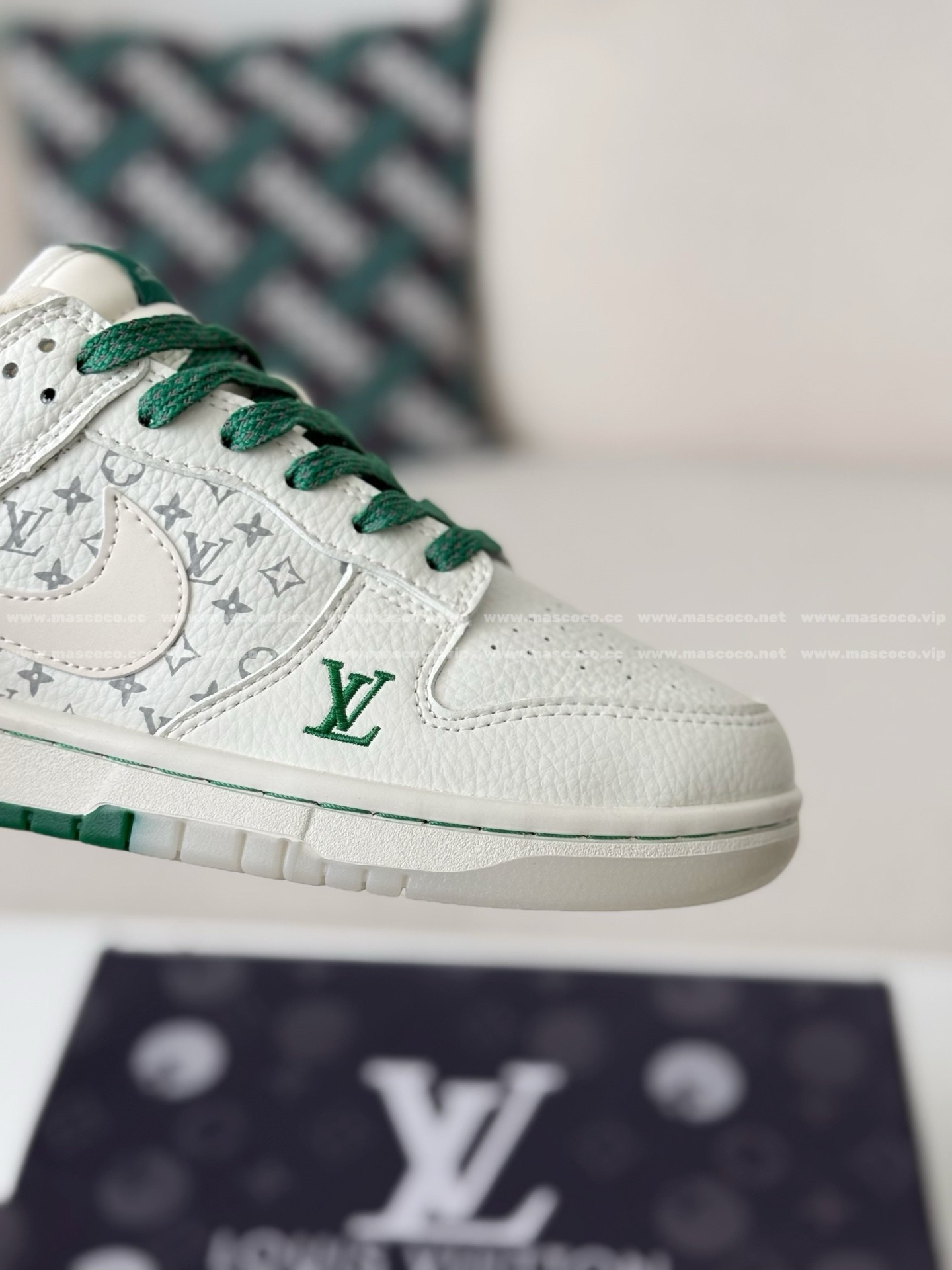 「#5193」Louis Vuitton x Nike Dunk Casual Sneakers - Image 8