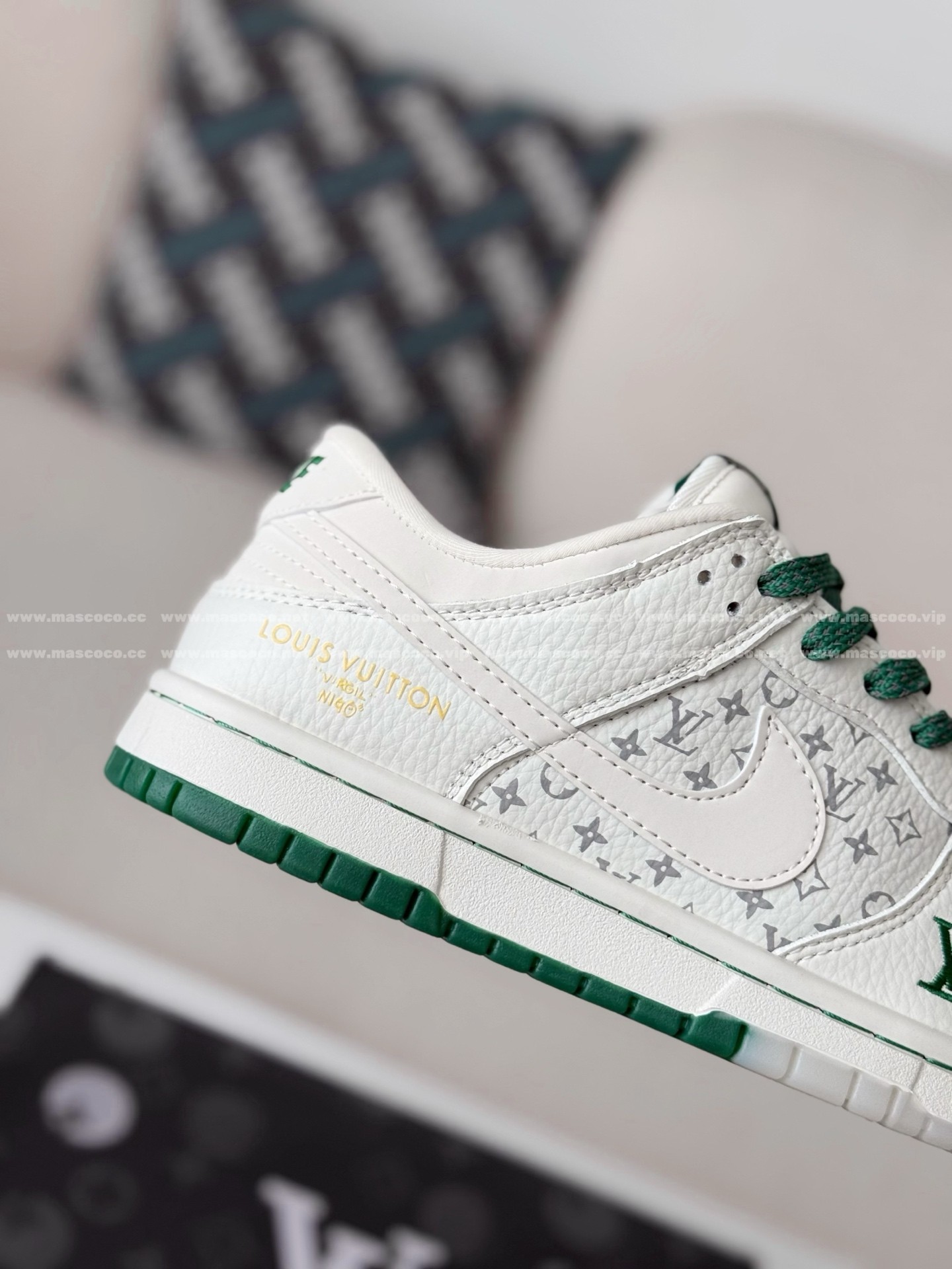 「#5193」Louis Vuitton x Nike Dunk Casual Sneakers - Image 7