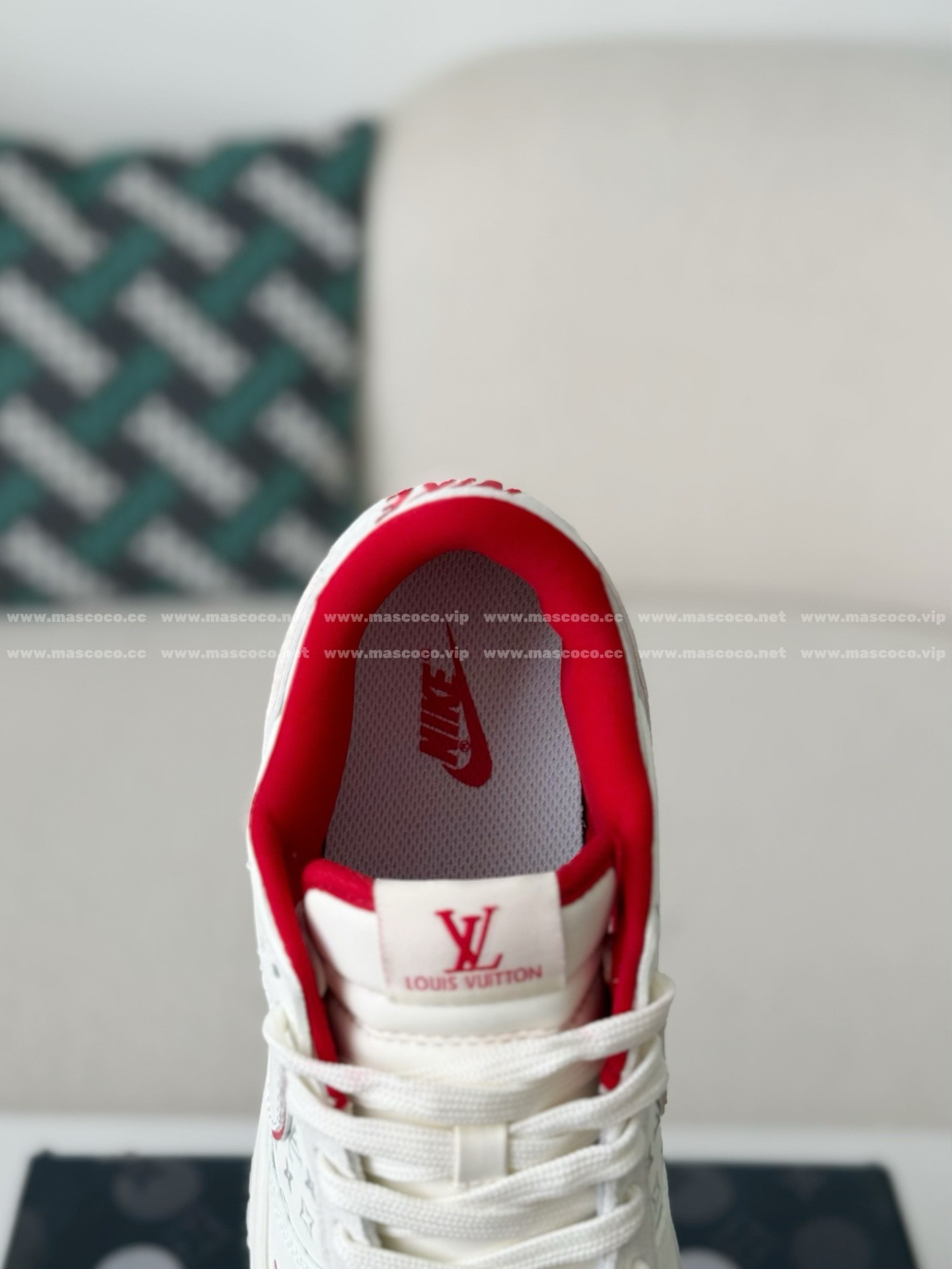 「#5194」Louis Vuitton x Nike Dunk Casual Sneakers - Image 9