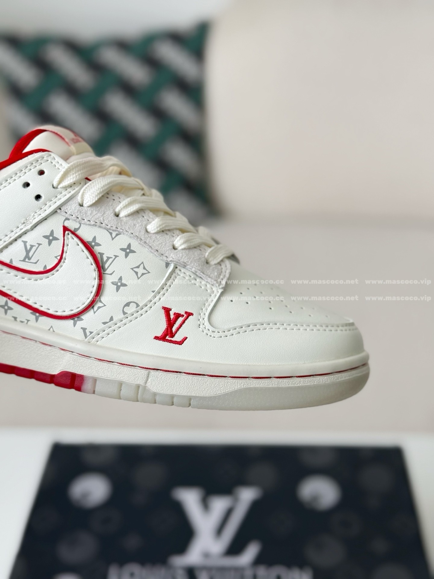 「#5194」Louis Vuitton x Nike Dunk Casual Sneakers - Image 8