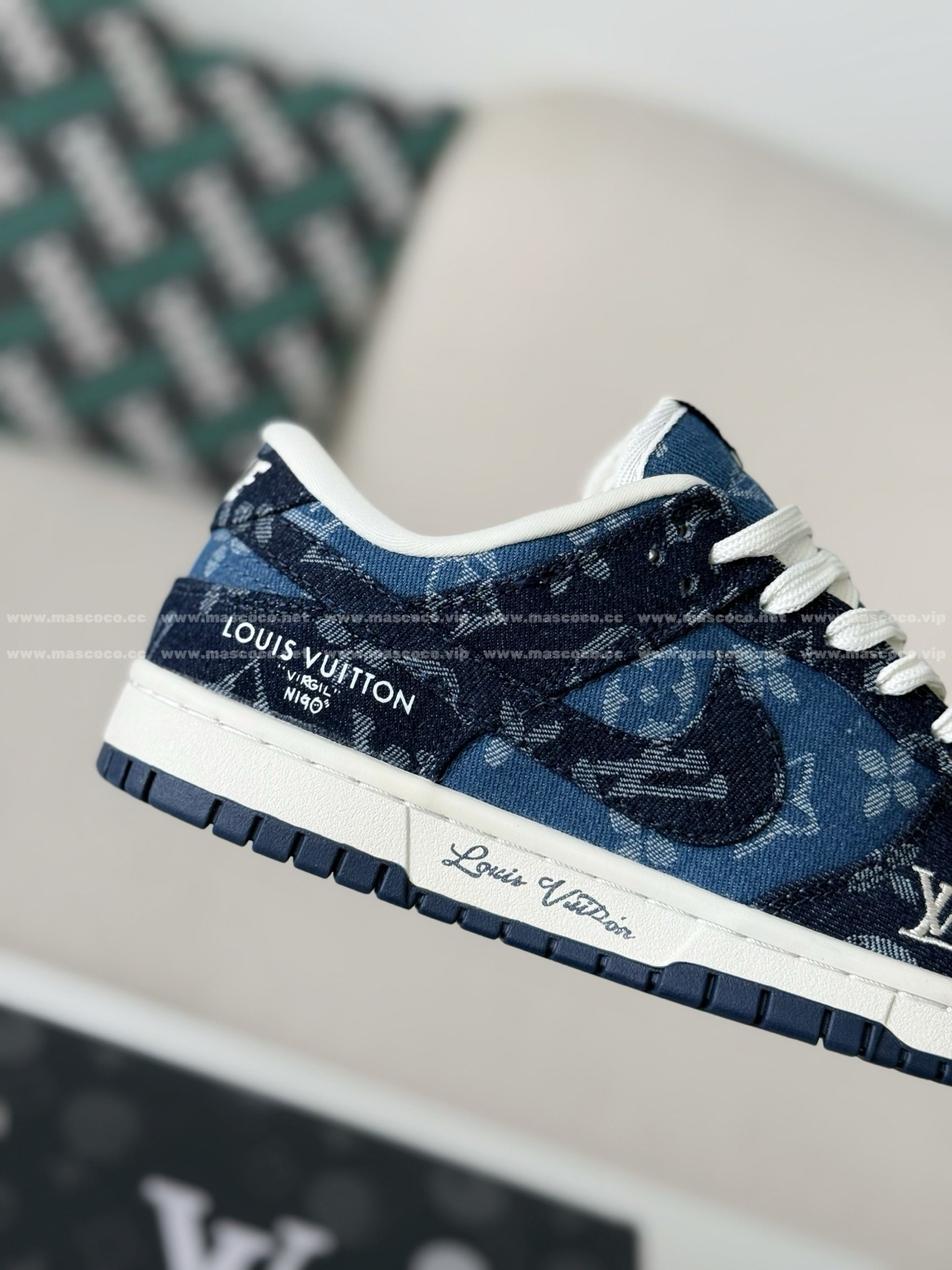 「#5195」Louis Vuitton x Nike Dunk Casual Sneakers - Image 7