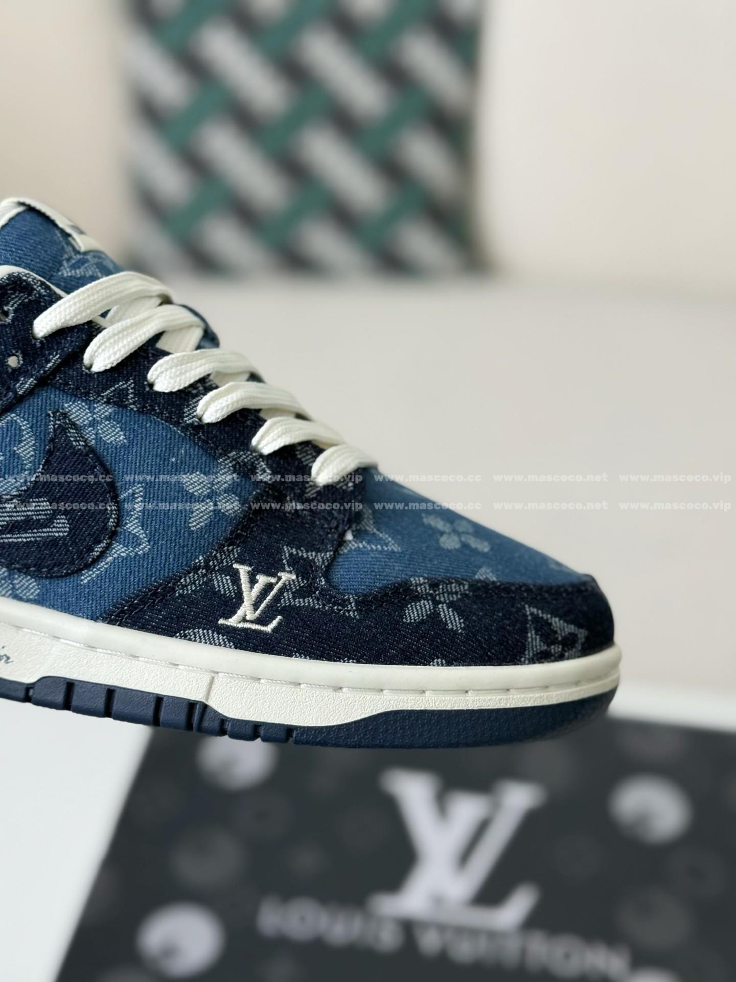 「#5195」Louis Vuitton x Nike Dunk Casual Sneakers - Image 8