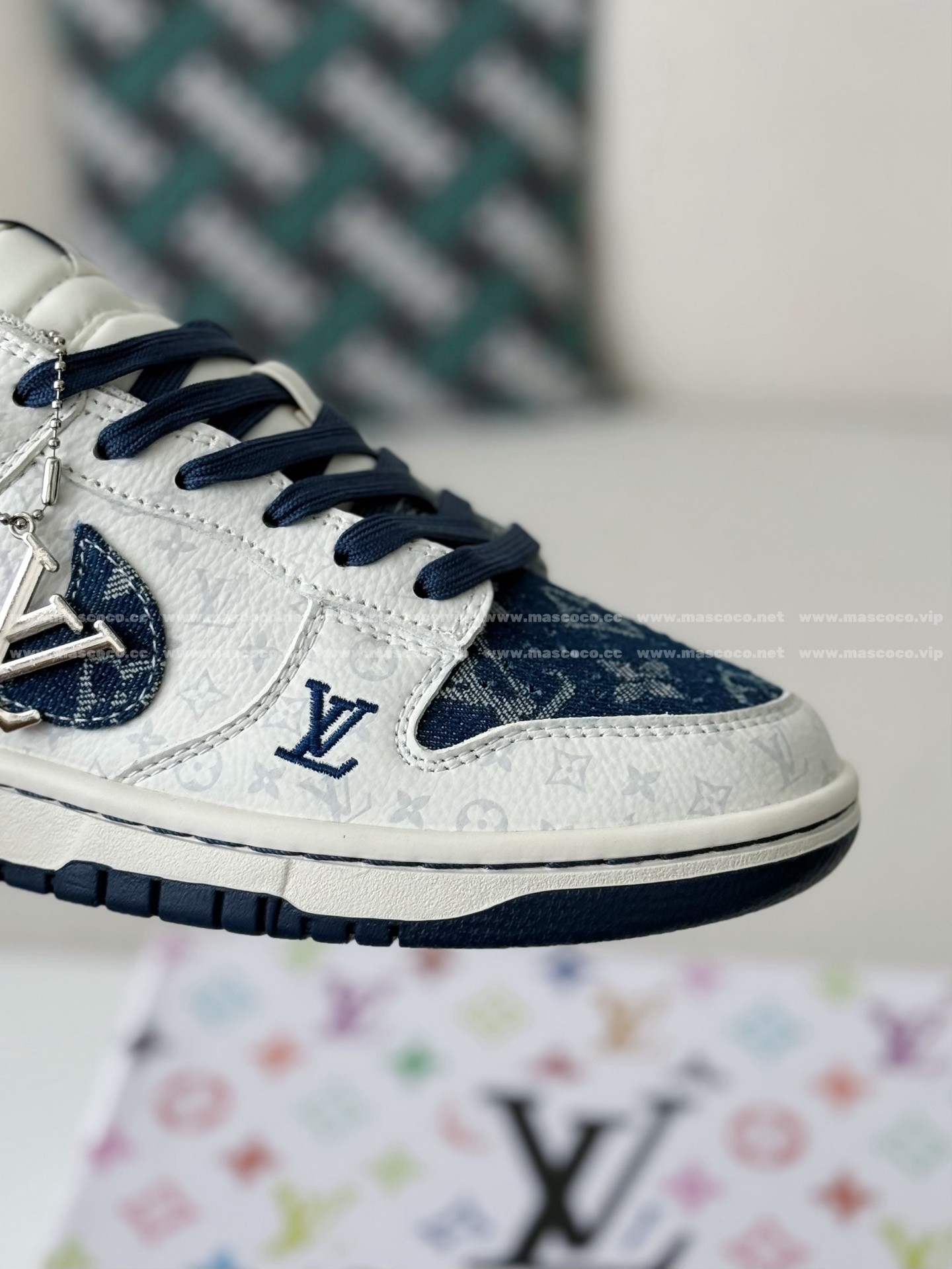 「#5197」Louis Vuitton x Nike Dunk Casual Sneakers - Image 8