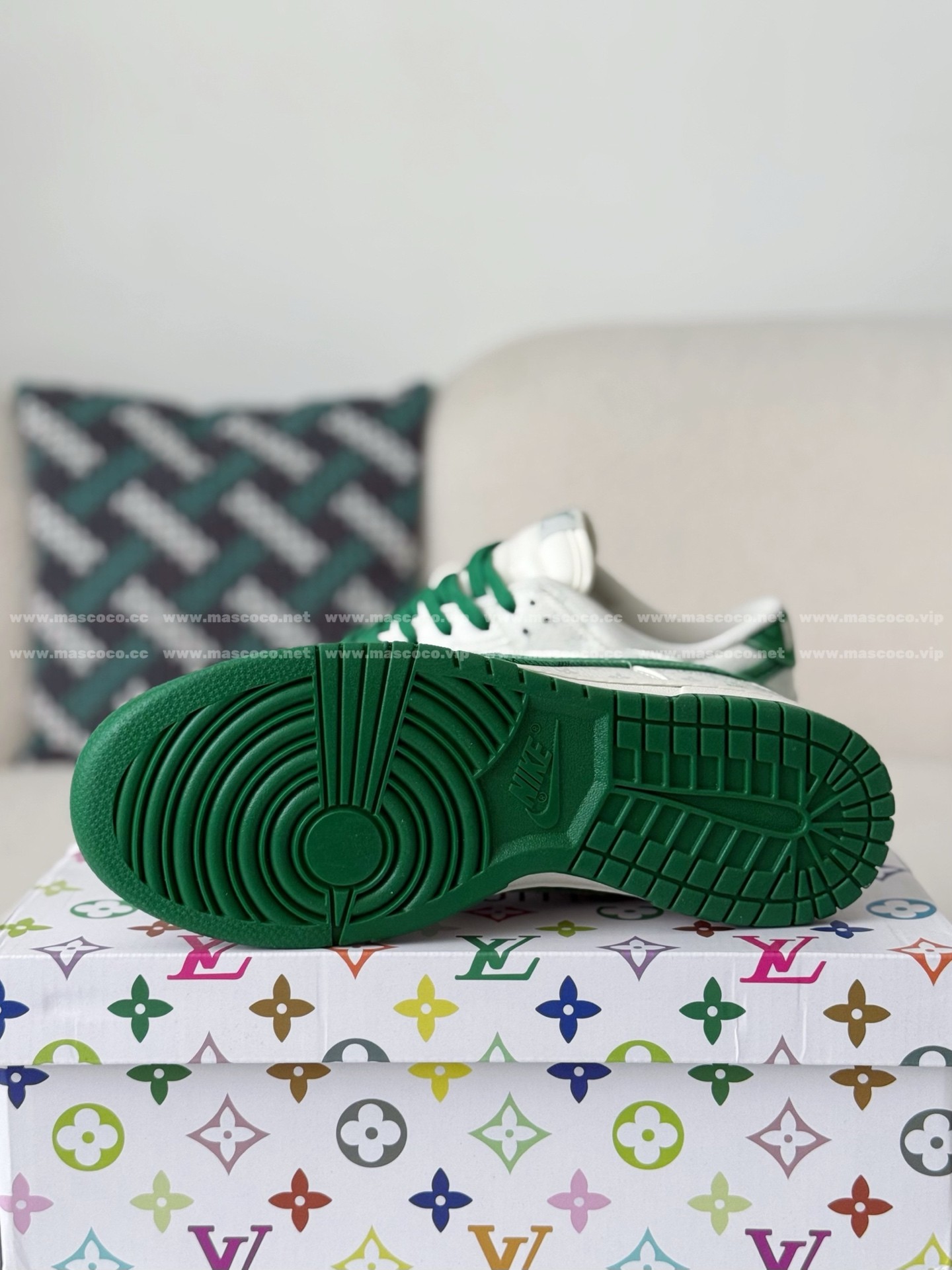 「#5198」Louis Vuitton x Nike Dunk Casual Sneakers - Image 5