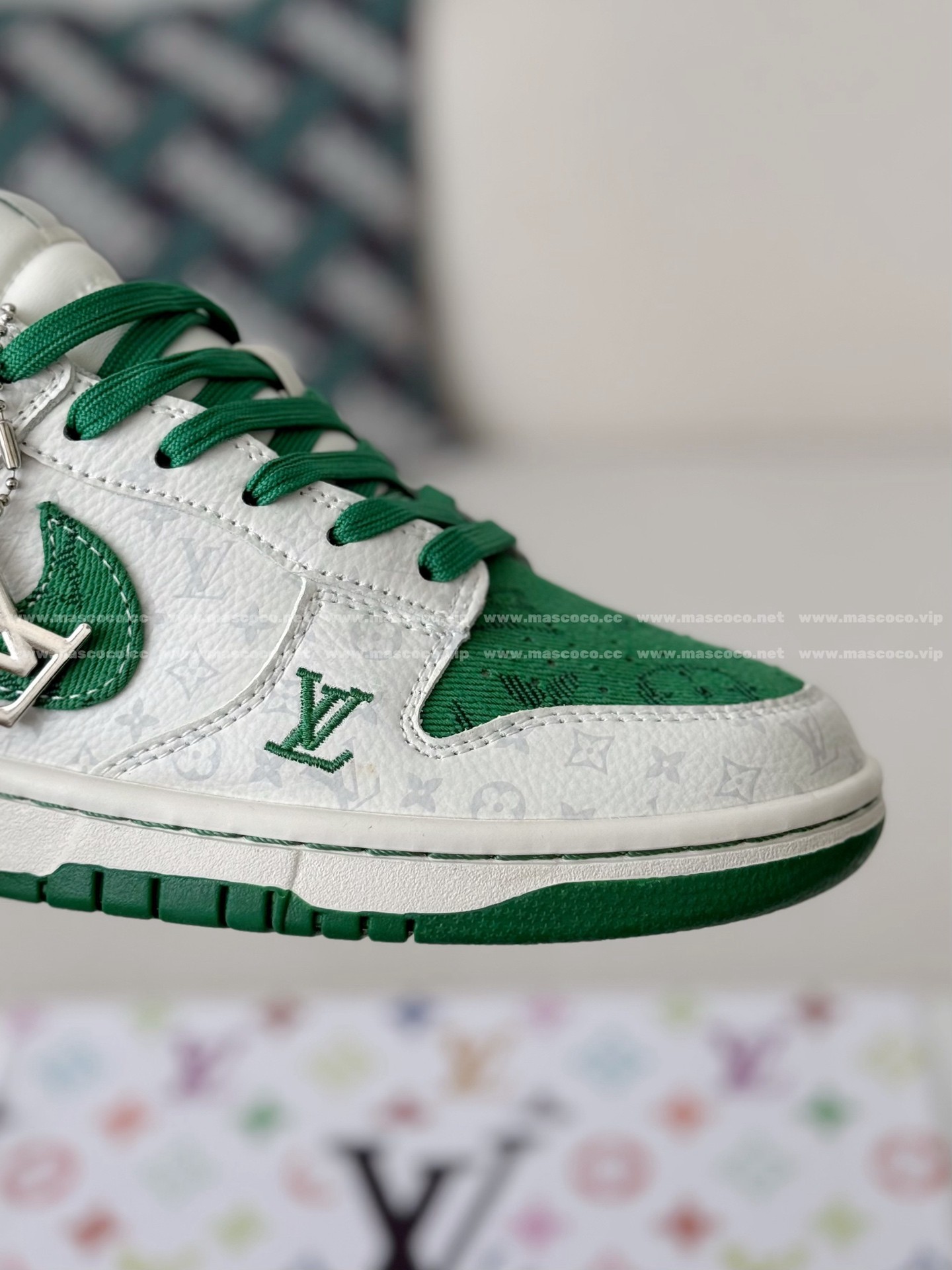 「#5198」Louis Vuitton x Nike Dunk Casual Sneakers - Image 8