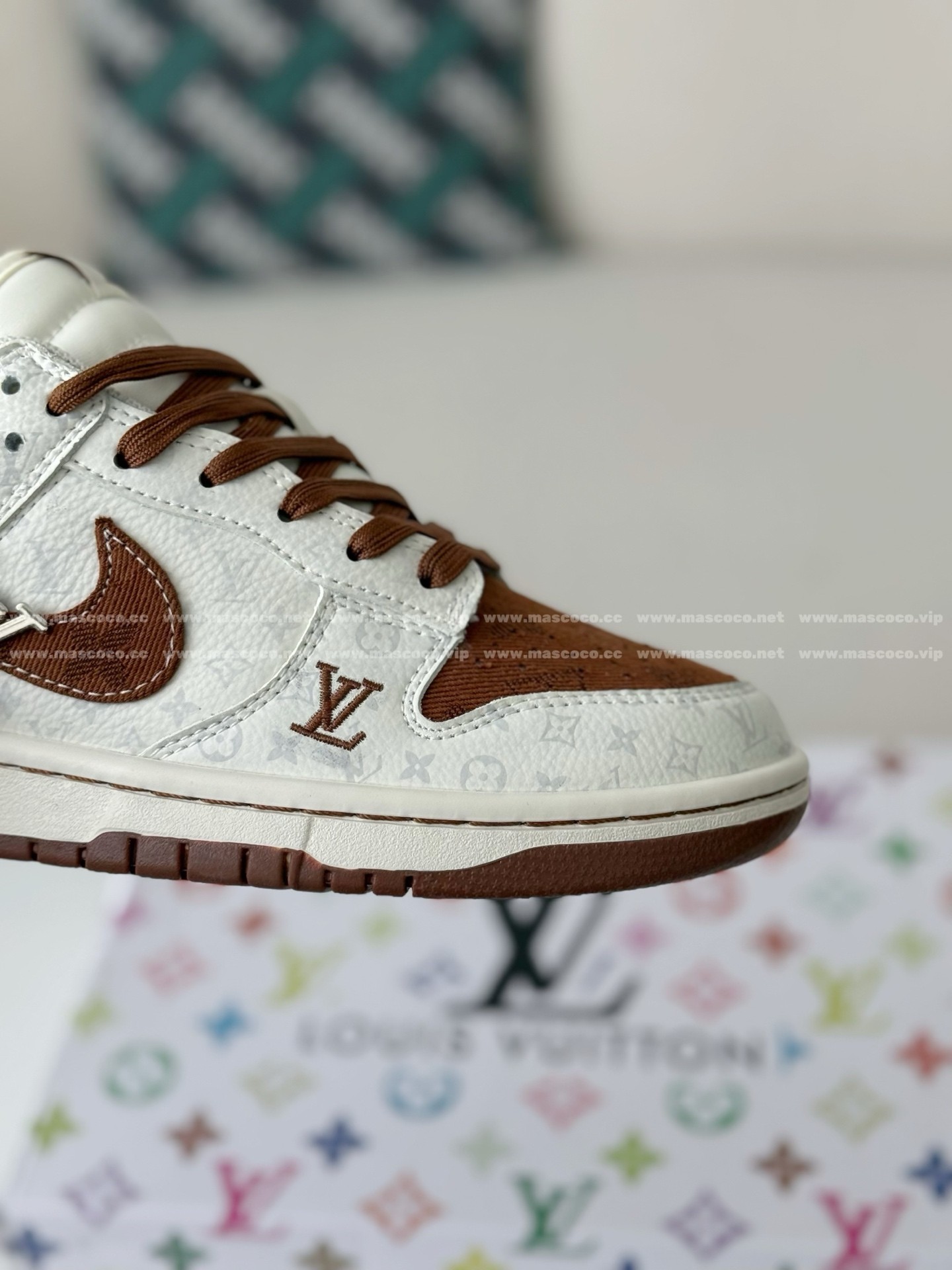 「#5199」Louis Vuitton x Nike Dunk Casual Sneakers - Image 8