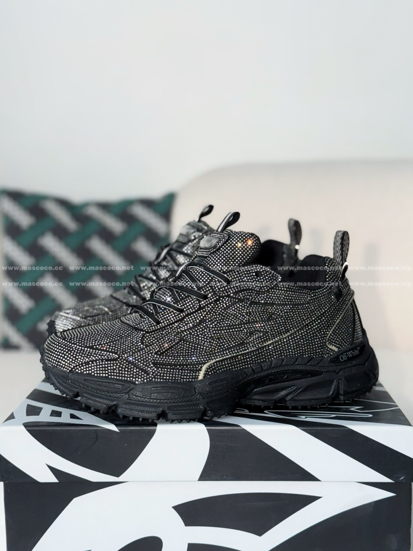 「#5225」OFF-WHITE BE RIGHT BACK CASUAL SHOES