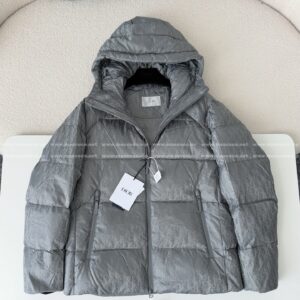 「#5270」DIOR All-Over Letter Logo Down Jacket