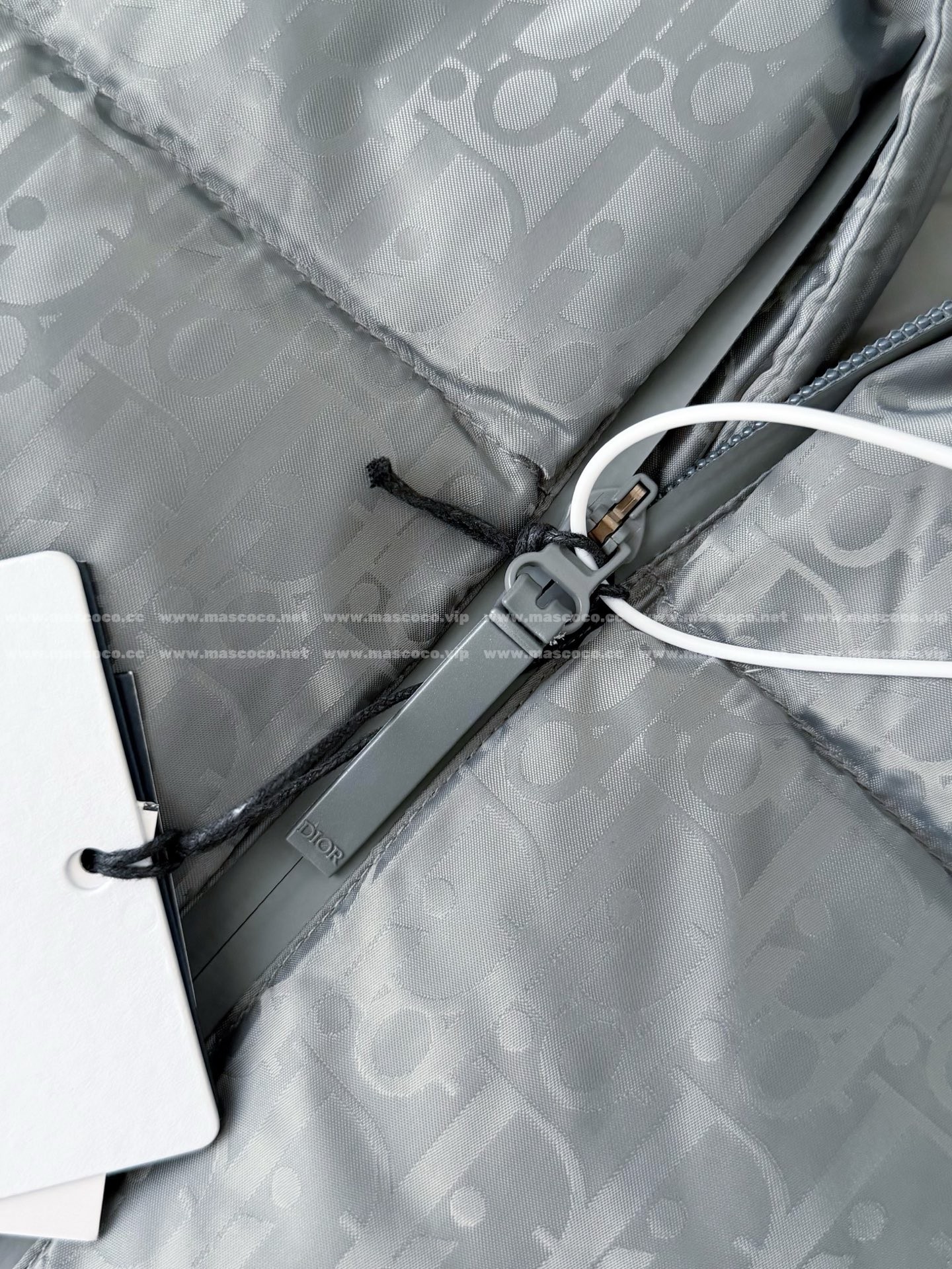 「#5270」DIOR All-Over Letter Logo Down Jacket - Image 6