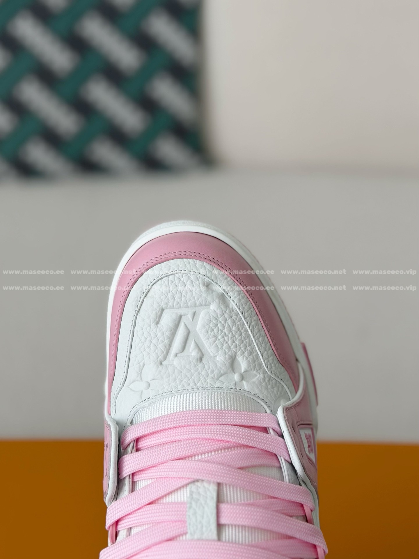 「#130」LOUIS VUITTON TRAINER SNEAKERS - Image 9
