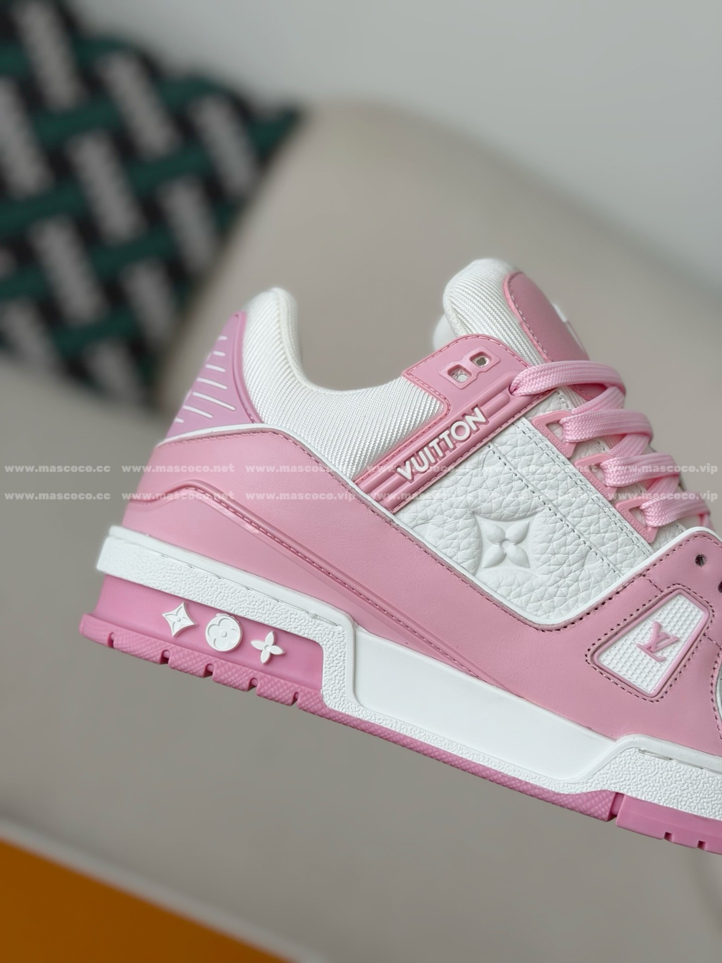 「#130」LOUIS VUITTON TRAINER SNEAKERS - Image 7