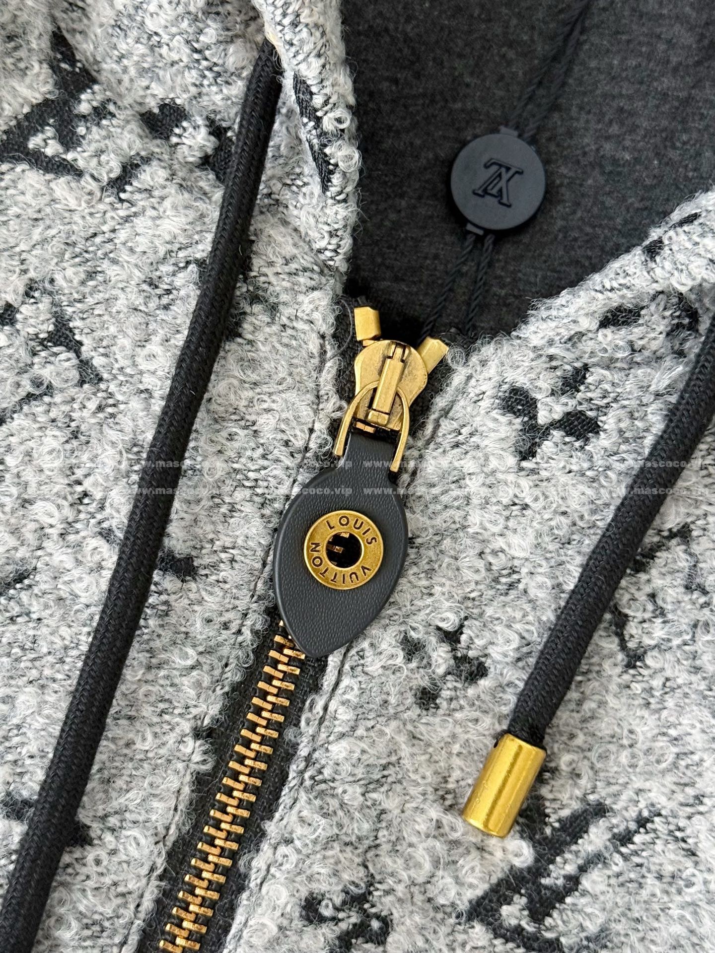 「#5294」Louis Vuitton SS25 Hooded Zip-Up Sweatshirt - Image 6