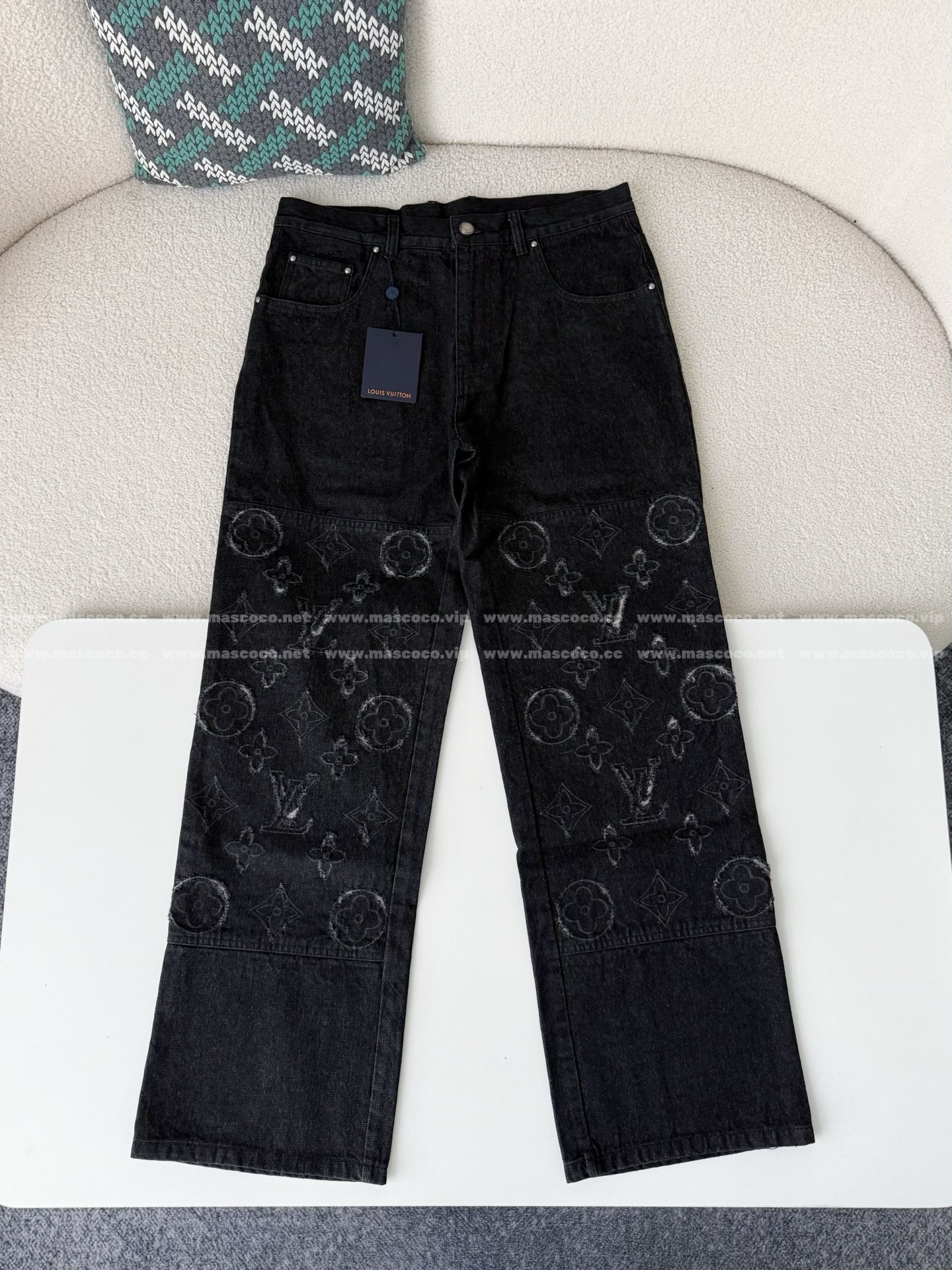 「#5295」Louis Vuitton FW25 Mng Printed Jeans