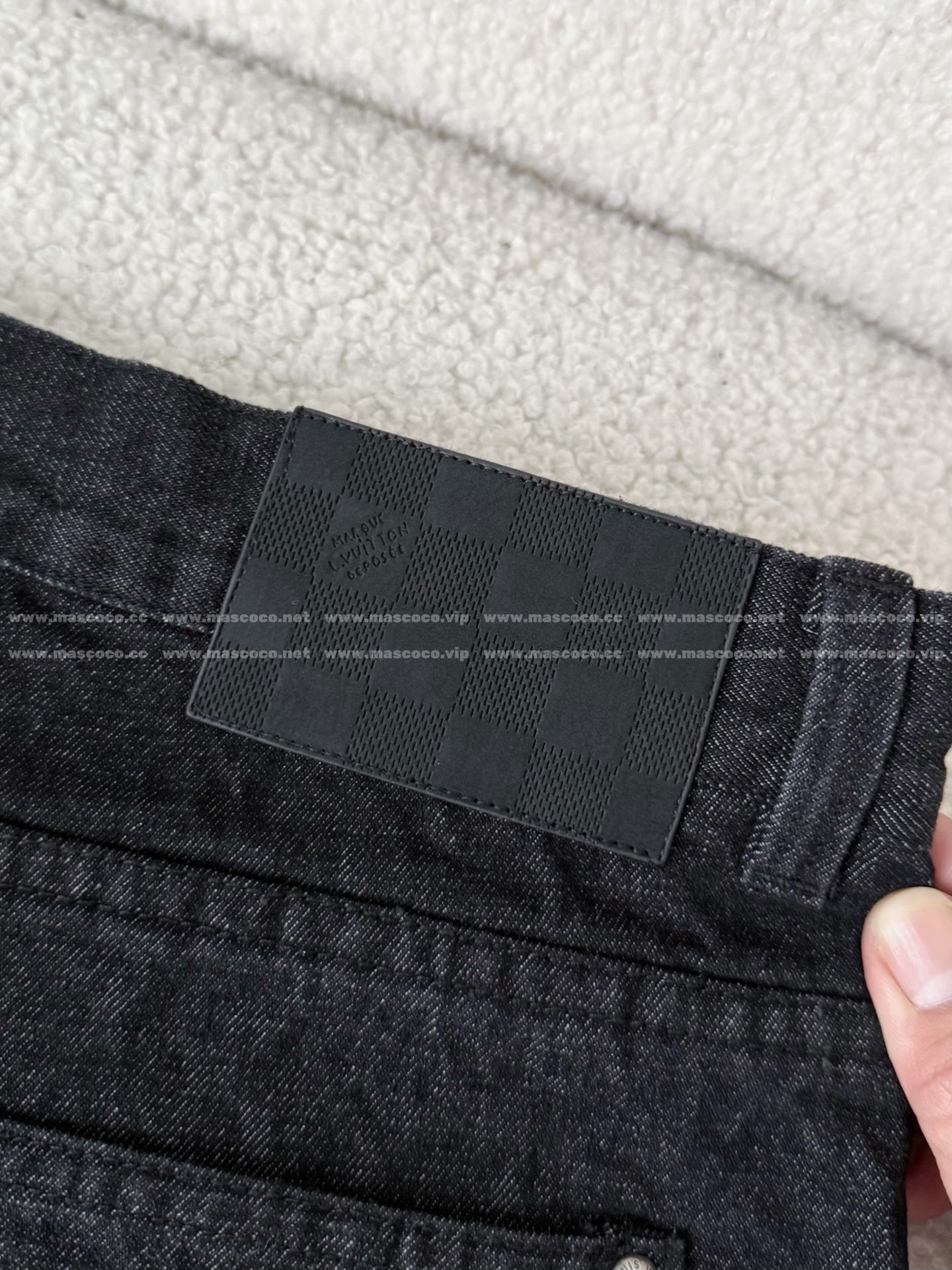 「#5295」Louis Vuitton FW25 Mng Printed Jeans - Image 8