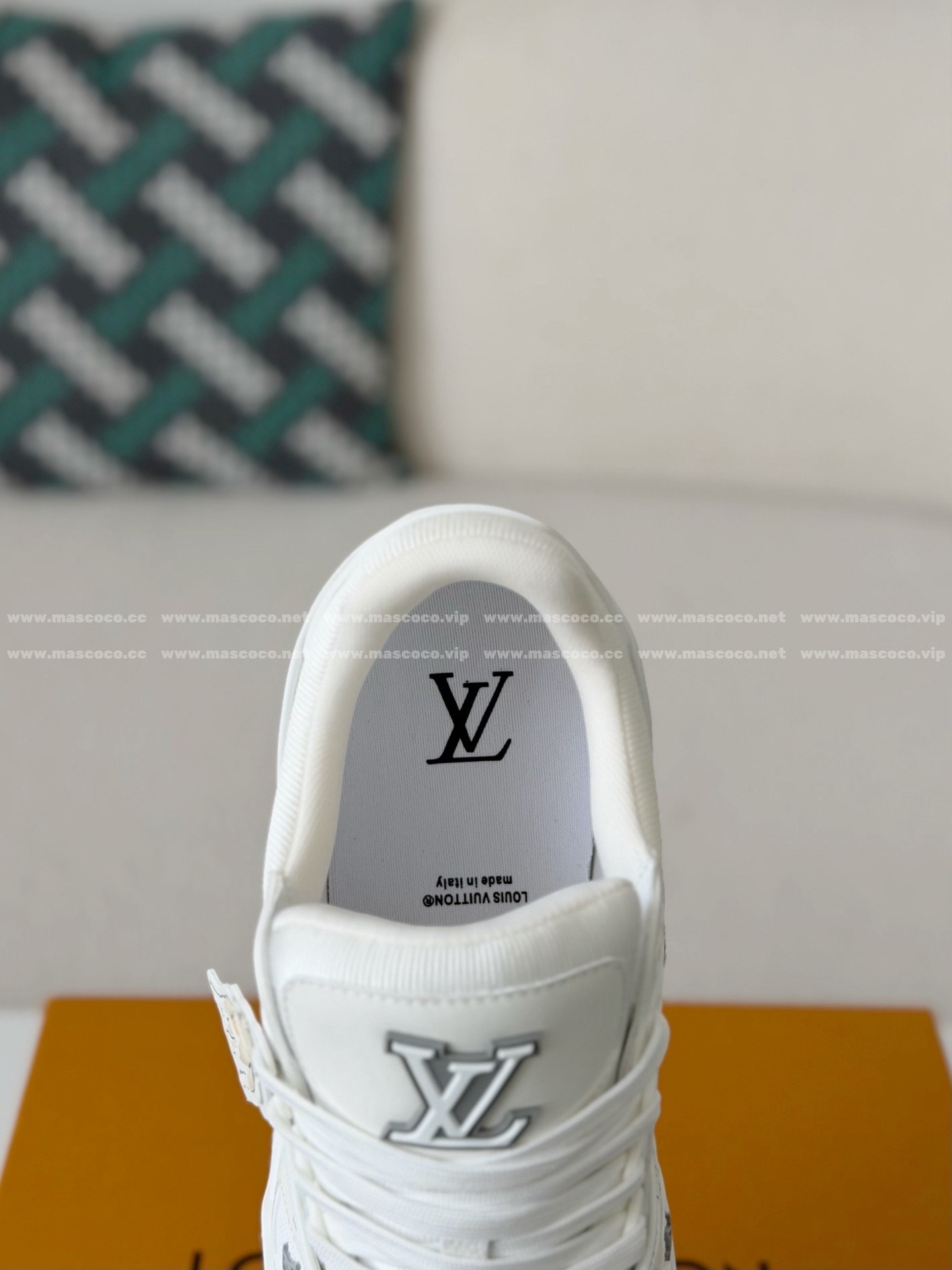 「#5297」LOUIS VUITTON TRAINER VISIONARY JOURNEY LIMITED TAG SNEAKERS - Image 9