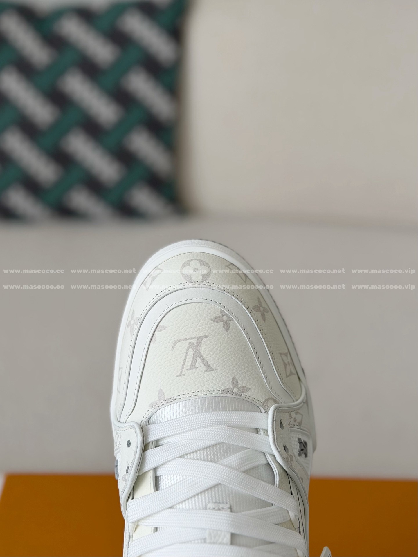 「#5297」LOUIS VUITTON TRAINER VISIONARY JOURNEY LIMITED TAG SNEAKERS - Image 8