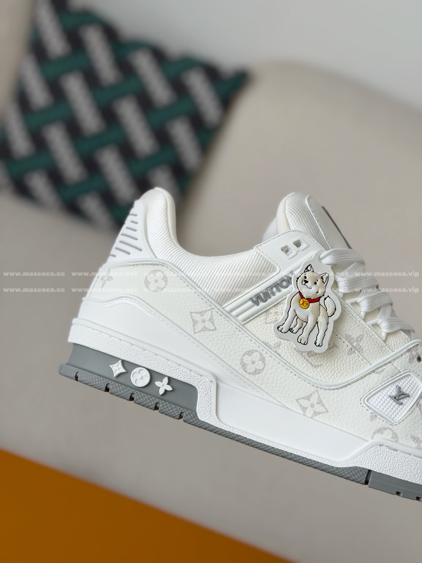 「#5297」LOUIS VUITTON TRAINER VISIONARY JOURNEY LIMITED TAG SNEAKERS - Image 7