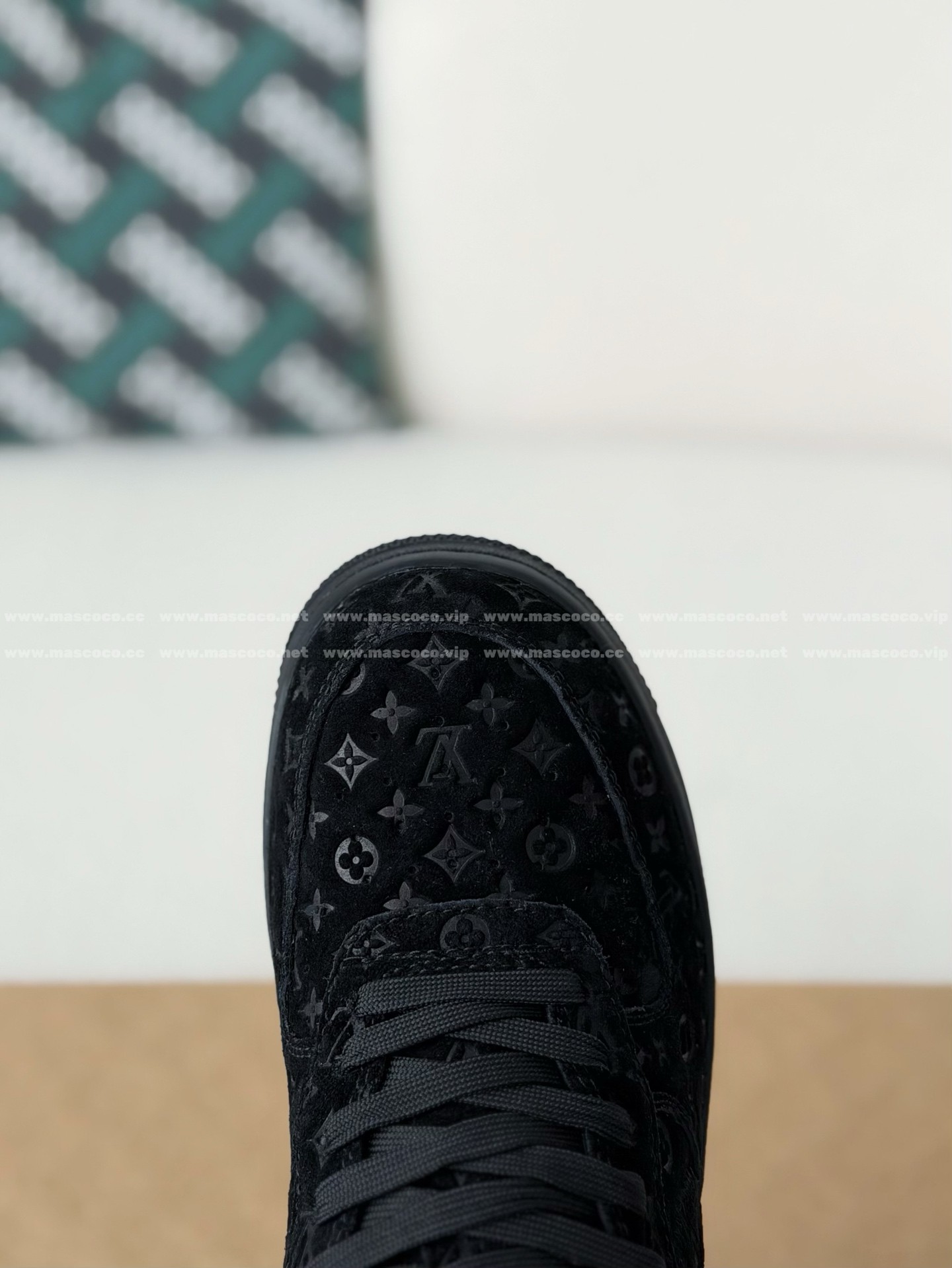 「#157」LOUIS VUITTON X NIKE AIR FORCE 1 SNEAKERS - Image 10